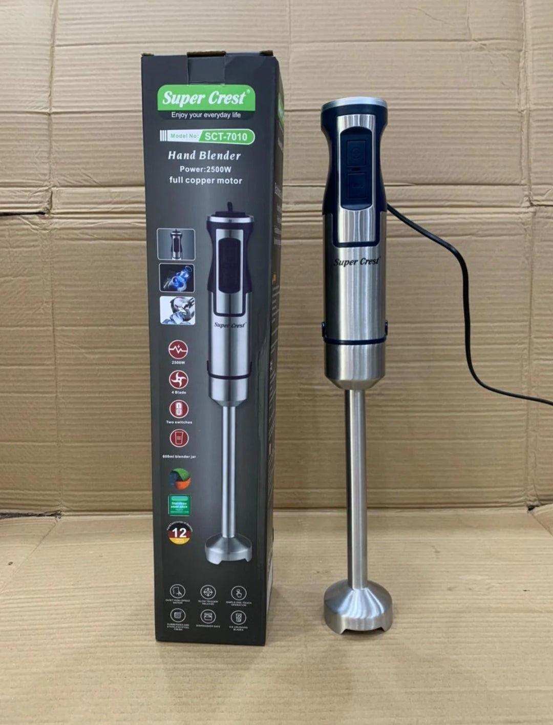 Germany lot imported super crest commercial hand blender