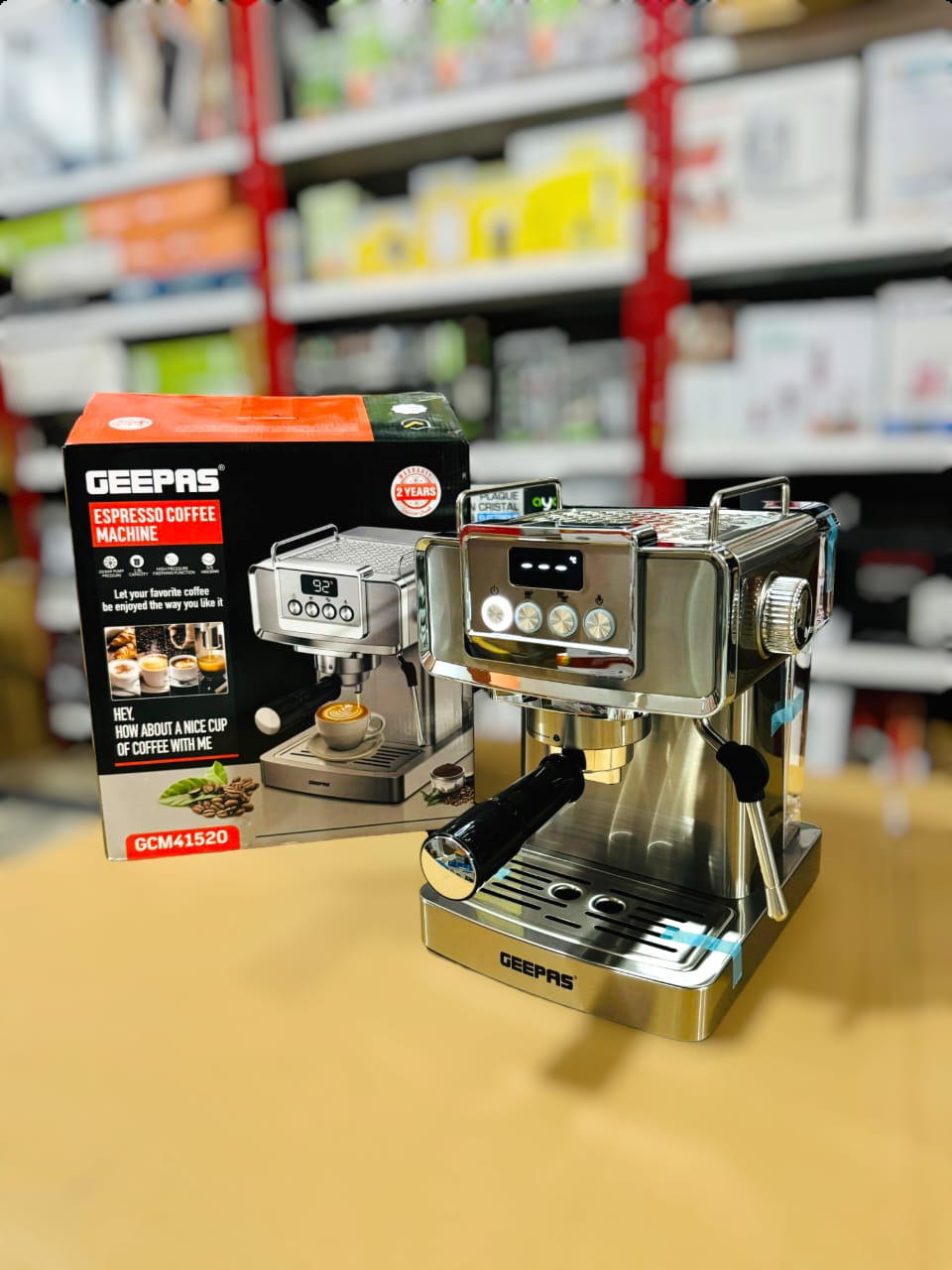 Geepas Espresso Coffee machine-41520