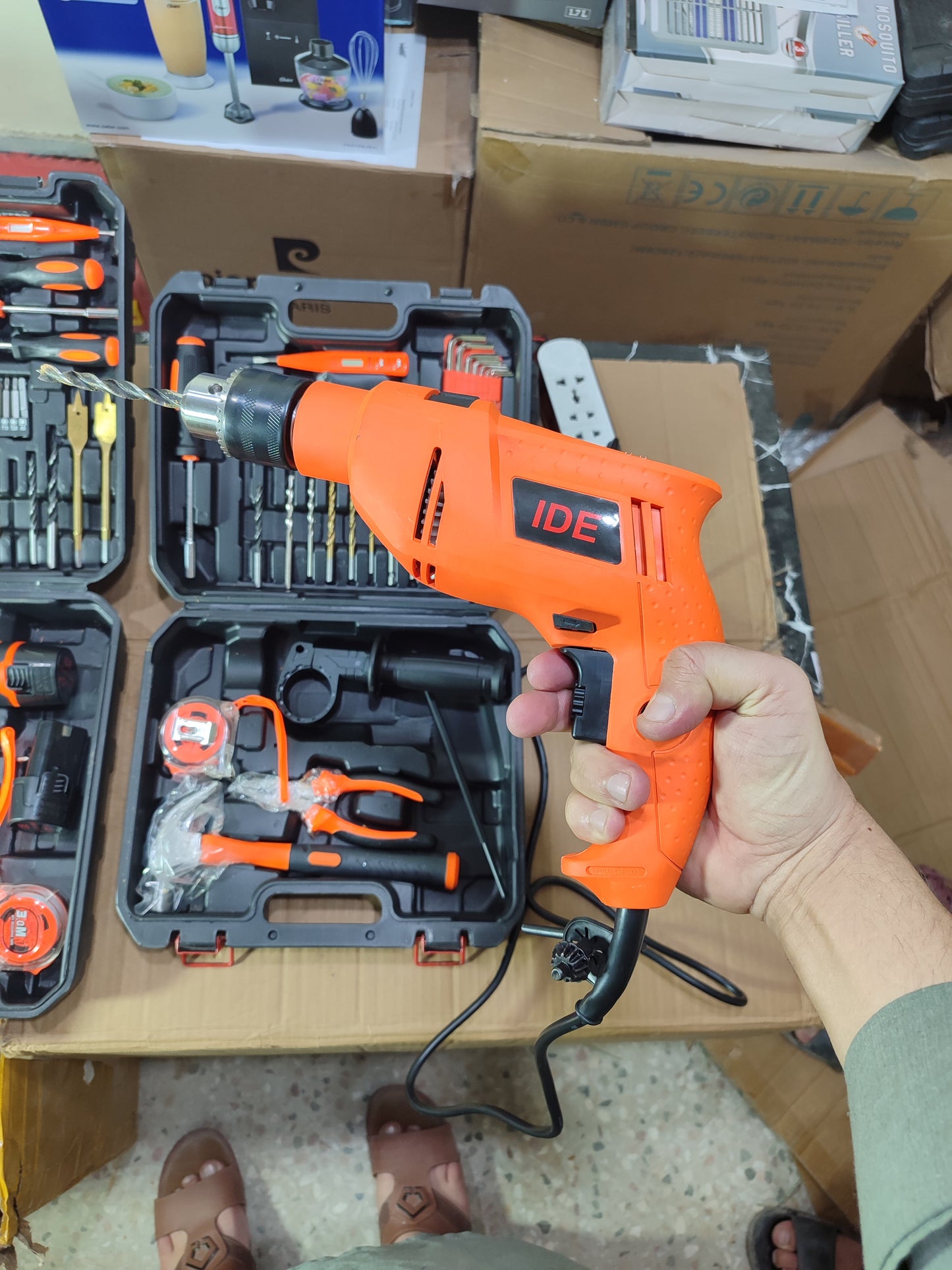 Lot 127 Pieces Drill Machine Hardware Tool Box