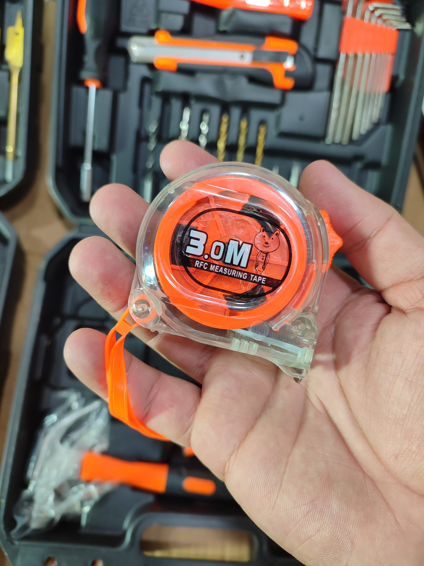 Lot 127 Pieces Drill Machine Hardware Tool Box