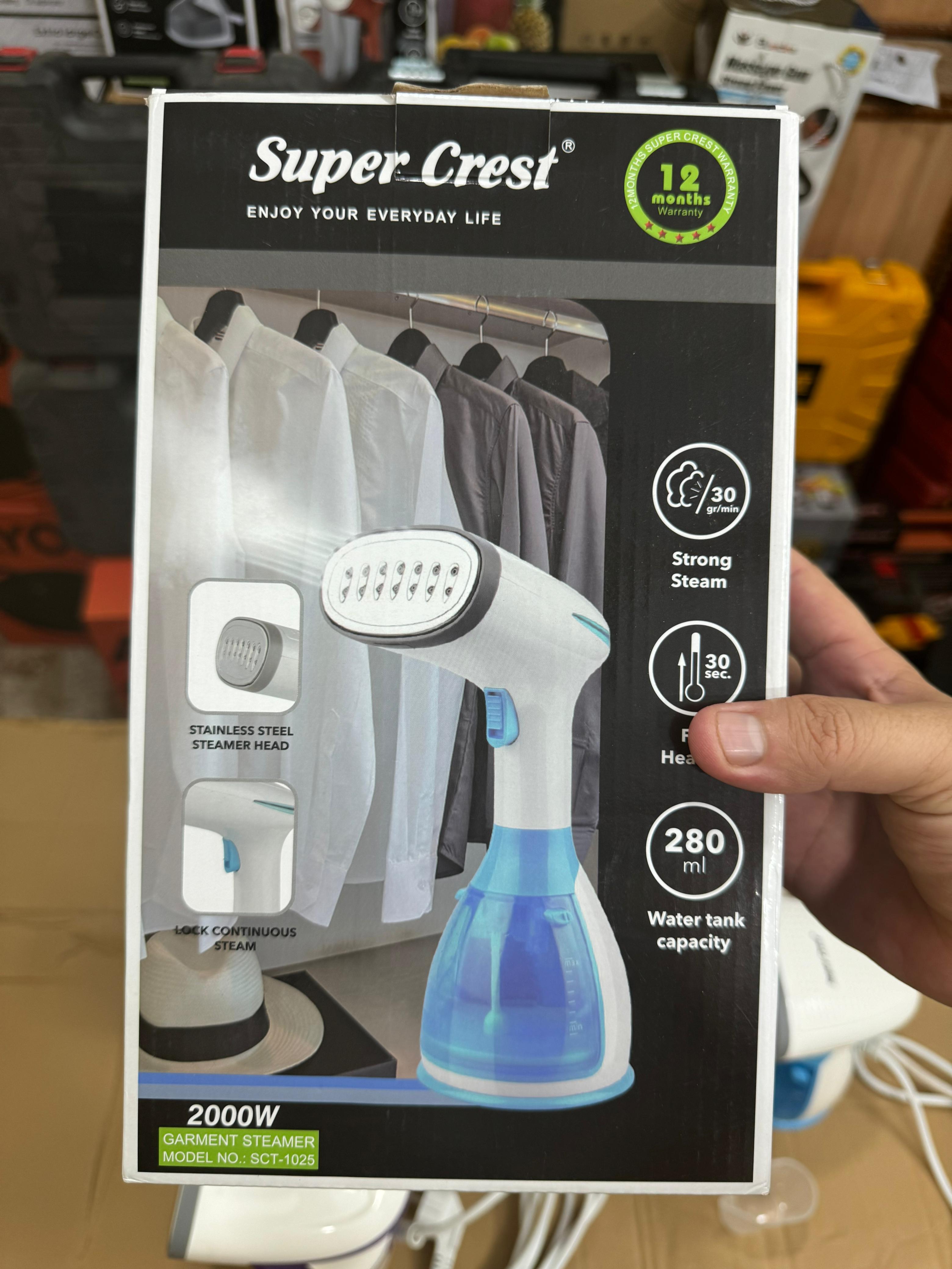 Germany lot super crest garment Steamer