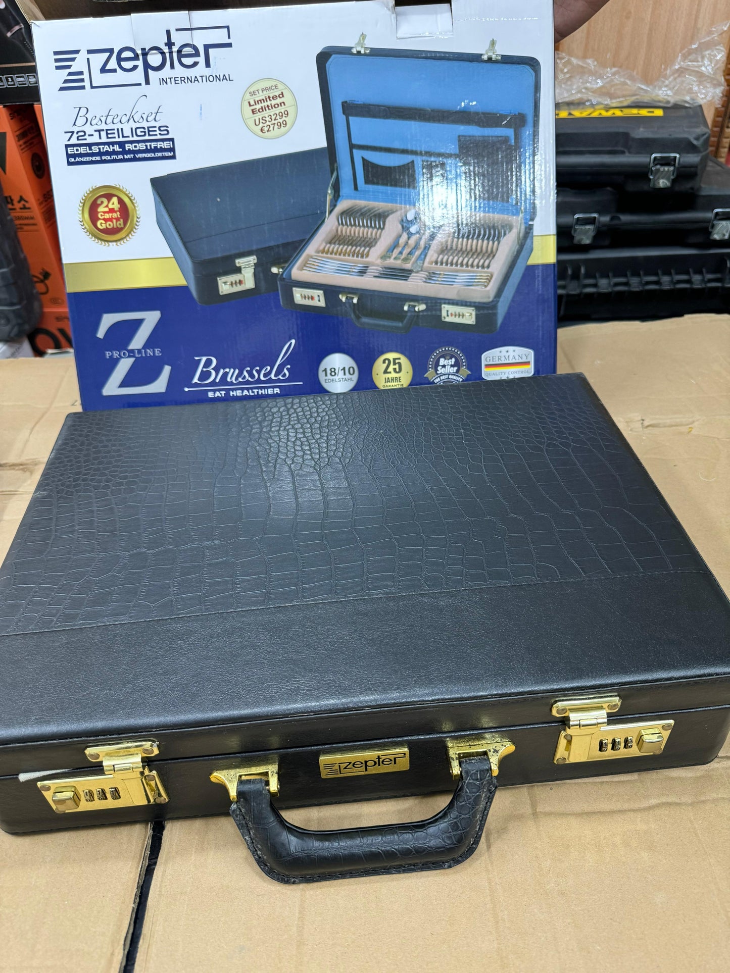 German cutlery box zepter 72 pieces cutlery