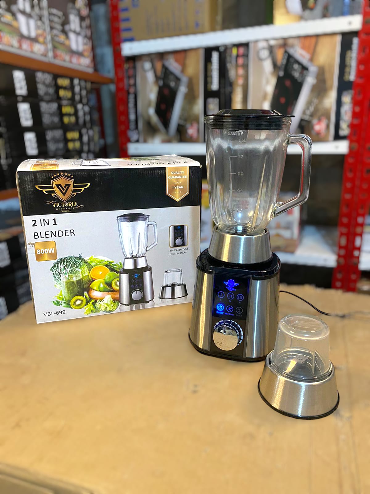 France lot Victoria 2 in 1 blender 800 watt