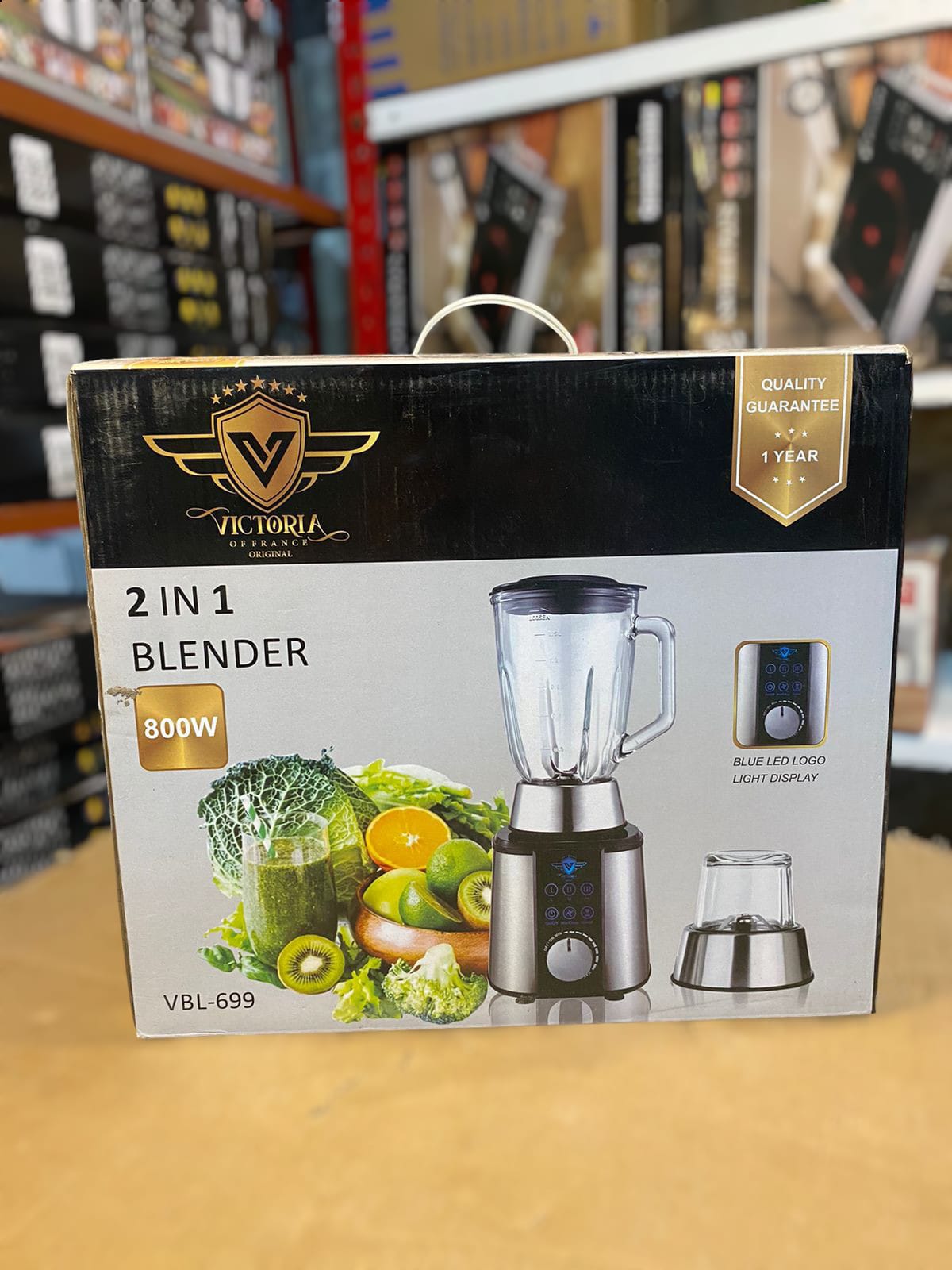 France lot Victoria 2 in 1 blender 800 watt