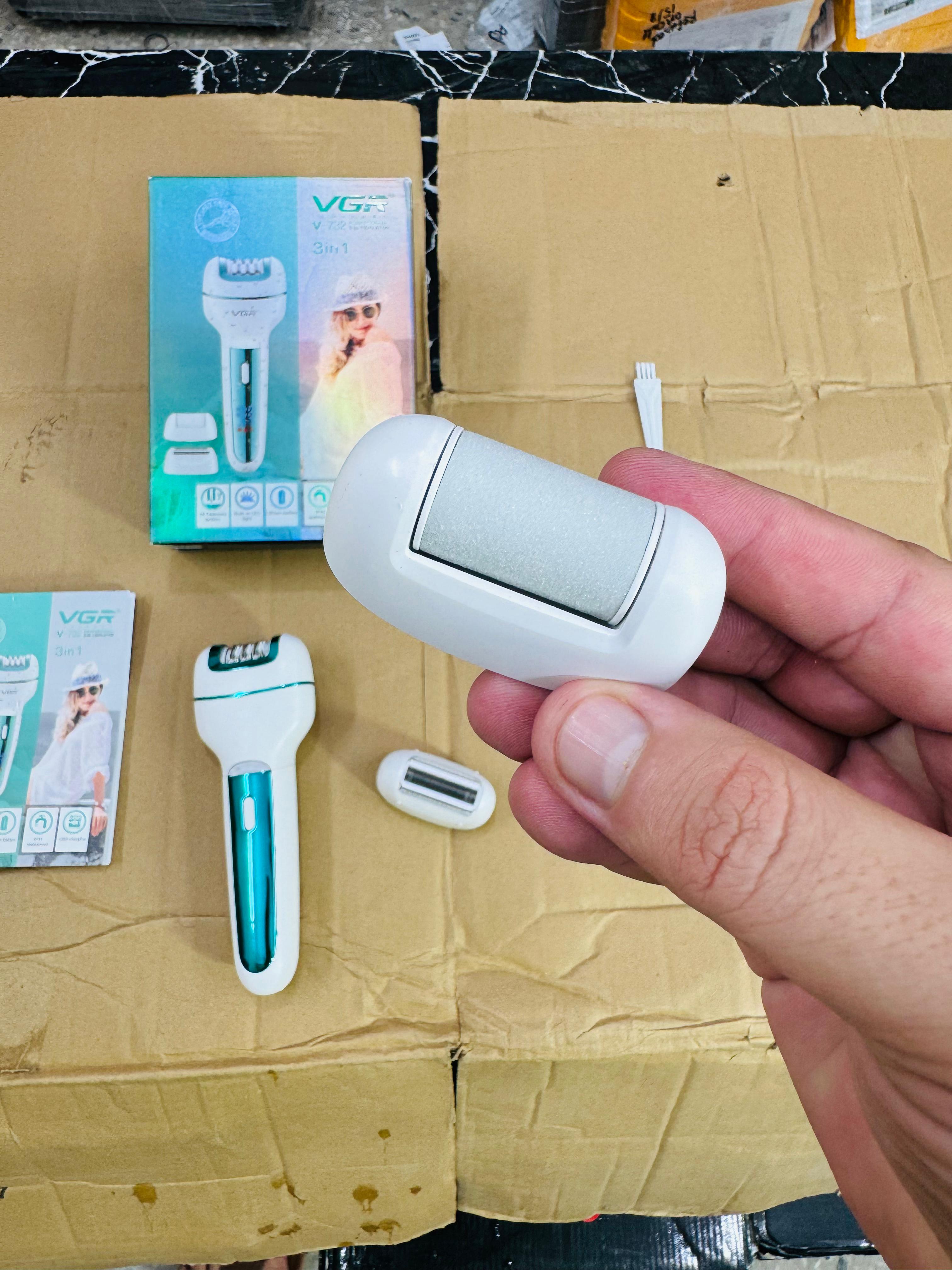 VGR 3 in 1 lady hair remover epilator