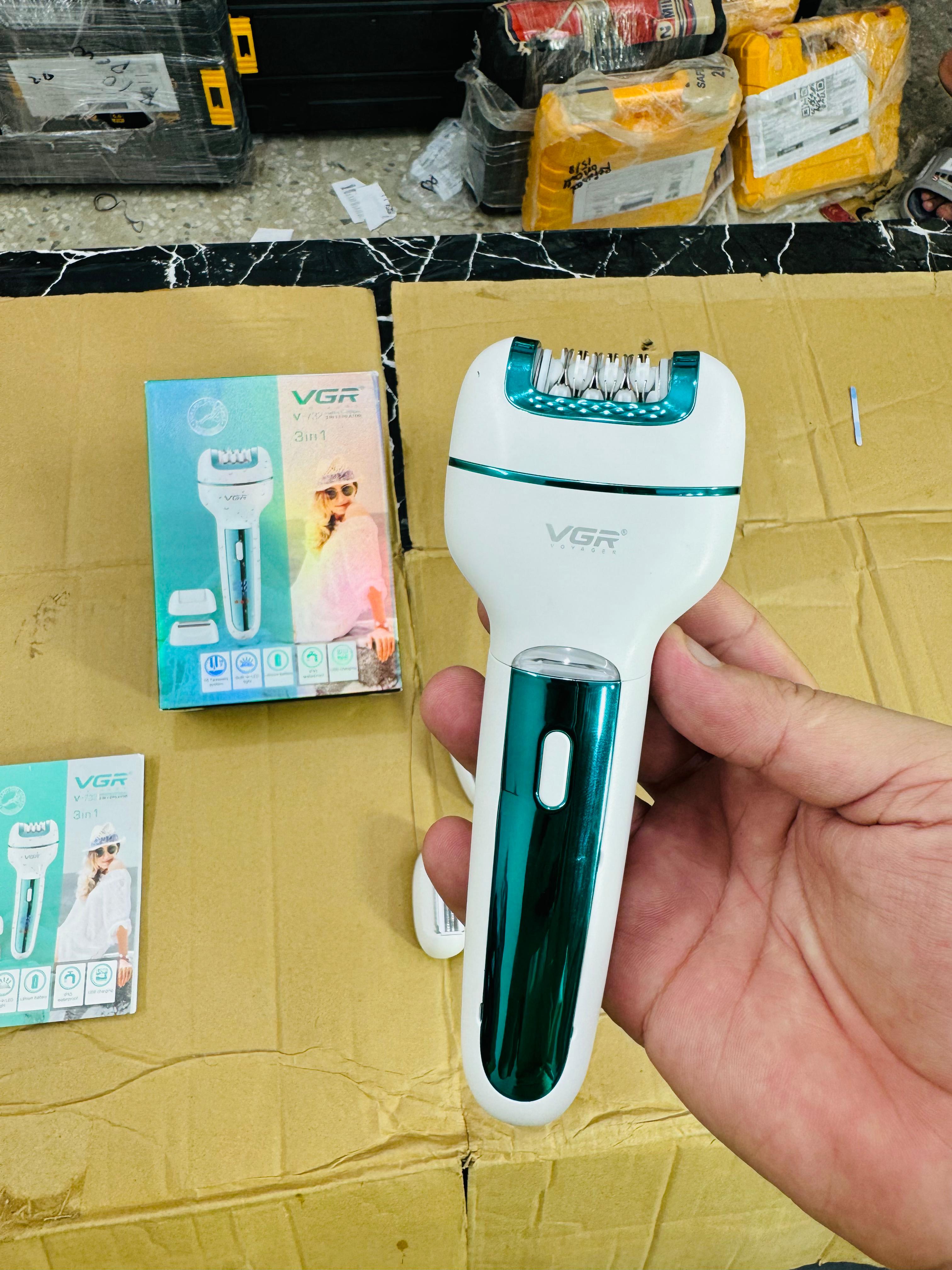 VGR 3 in 1 lady hair remover epilator