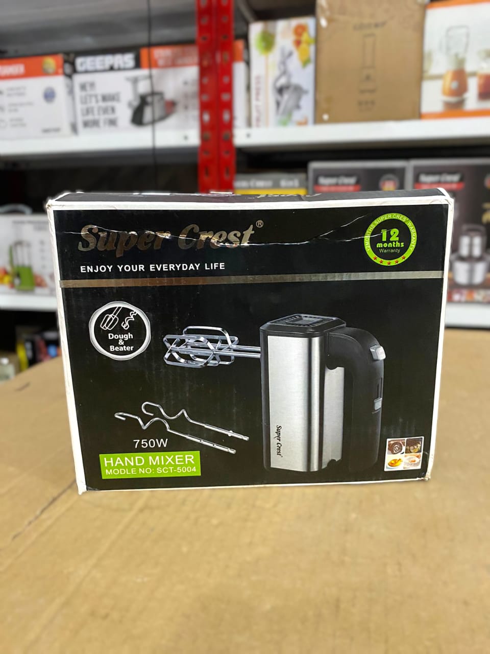 Super crest Hand mixer 750W model no 5004