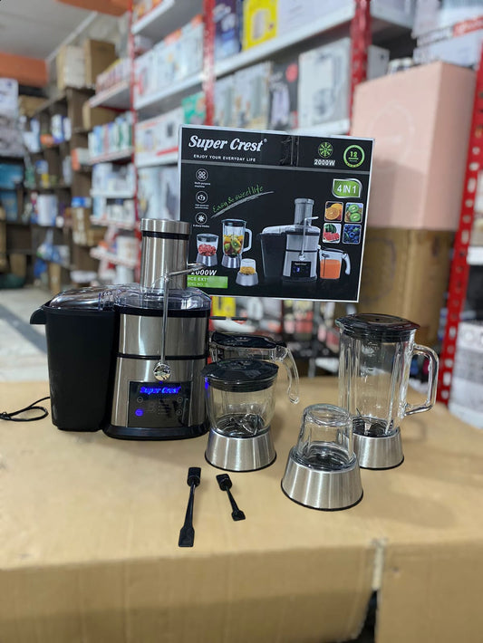 Super crest 4in1 Digital juicer blender and grinder