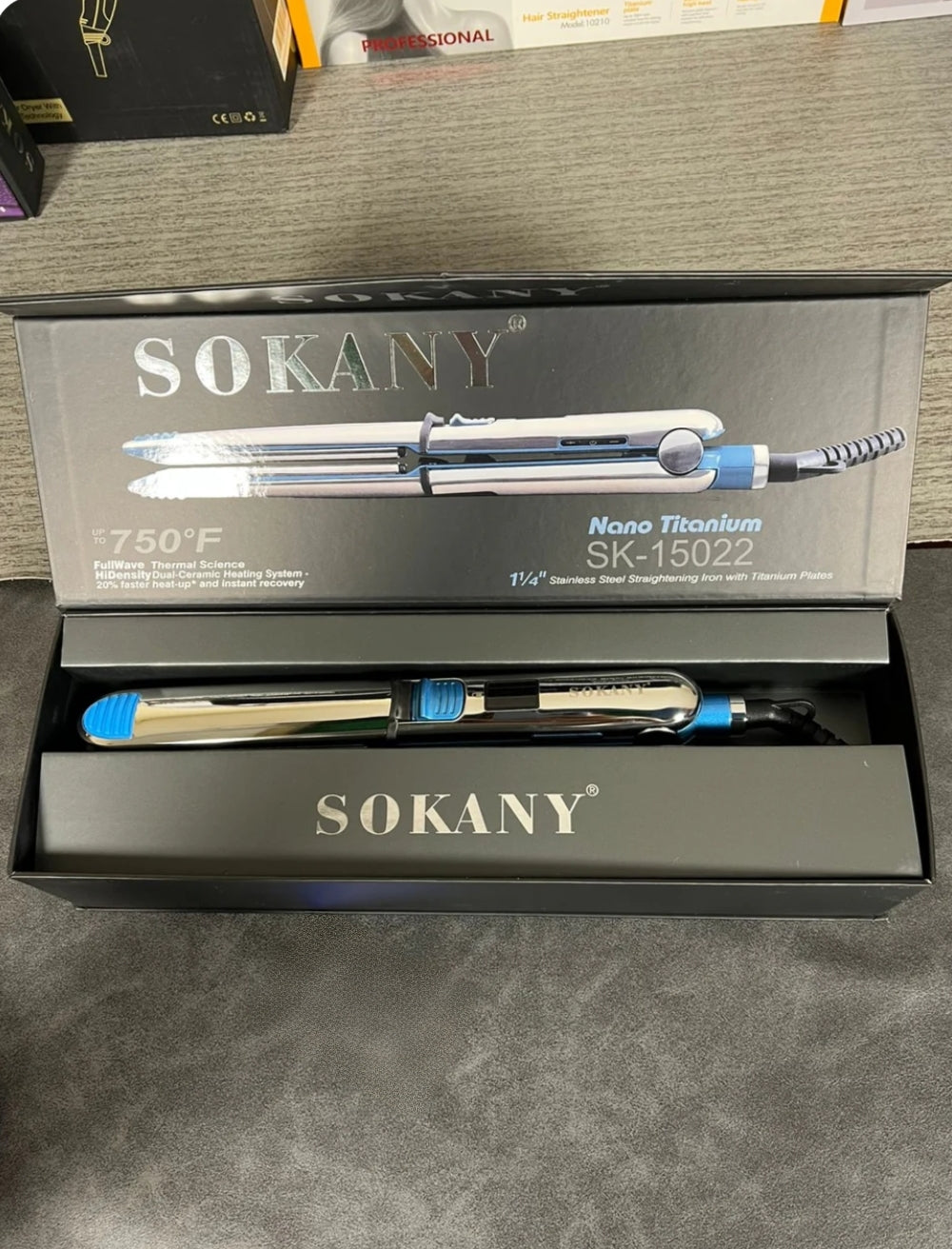 Sokany NANO titanium hair straightener