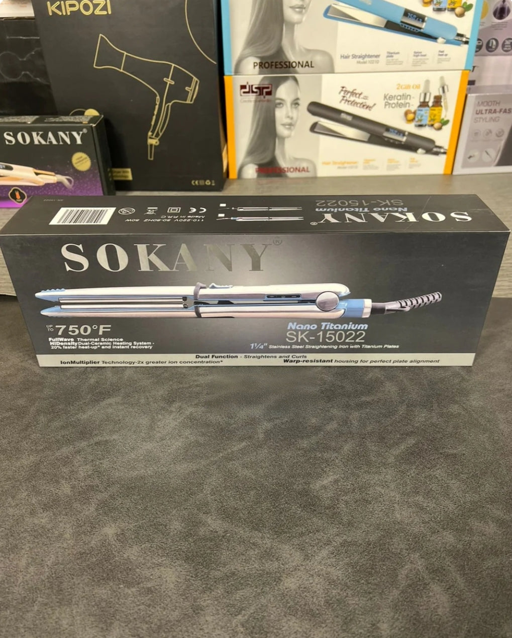 Sokany NANO titanium hair straightener