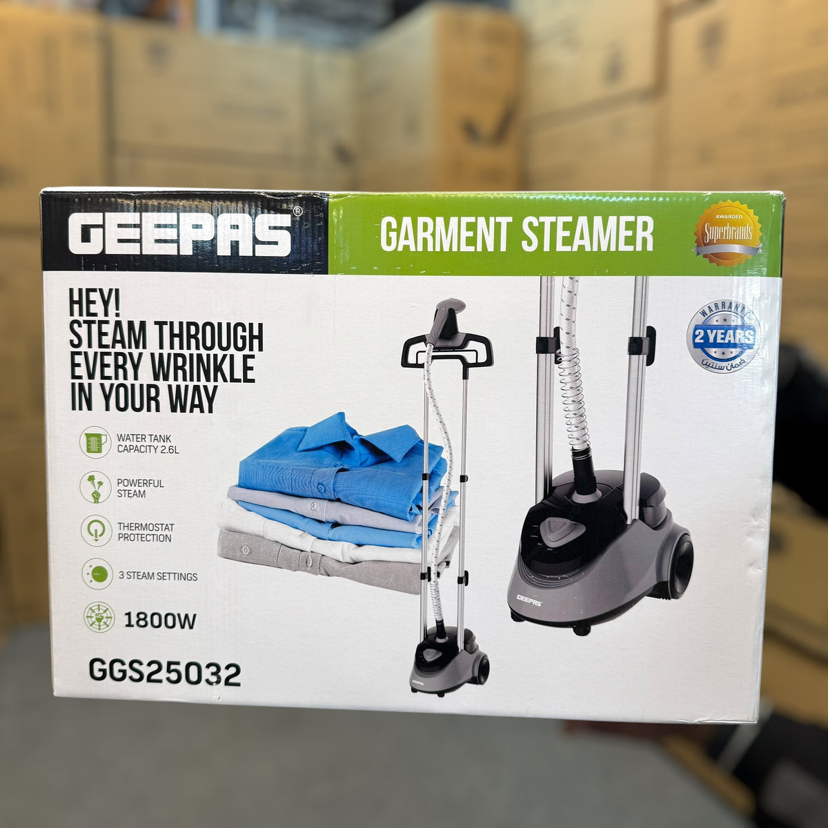 Geepas Garment Steamer GGS25032