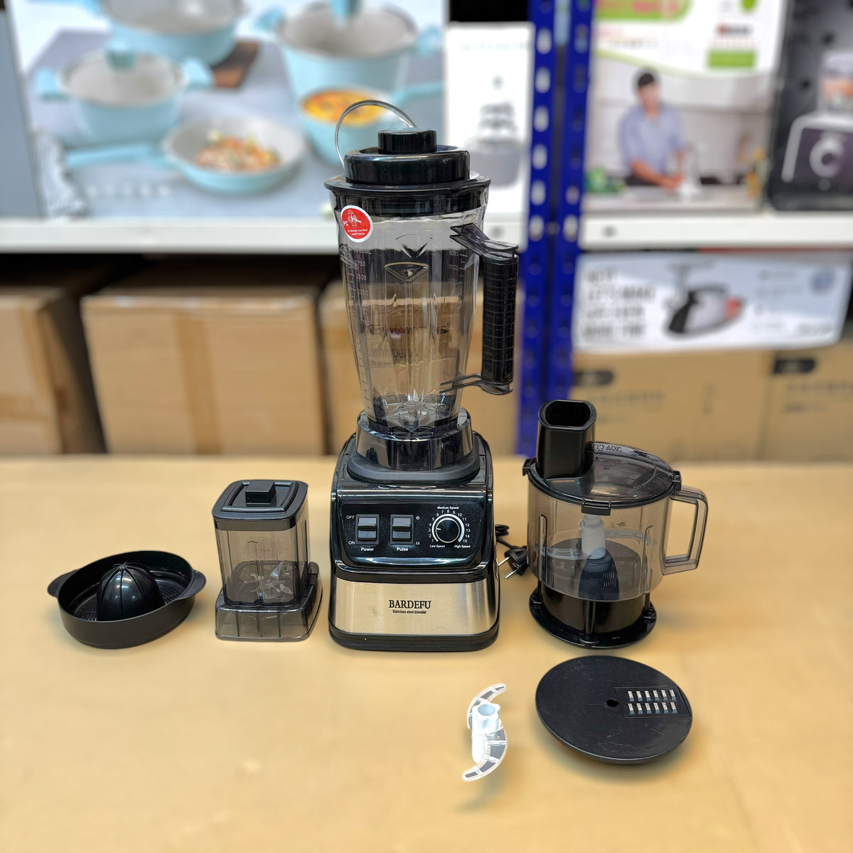 Bardefu 6-in-1 3L Multipurpose Blender - 5072 German Lot