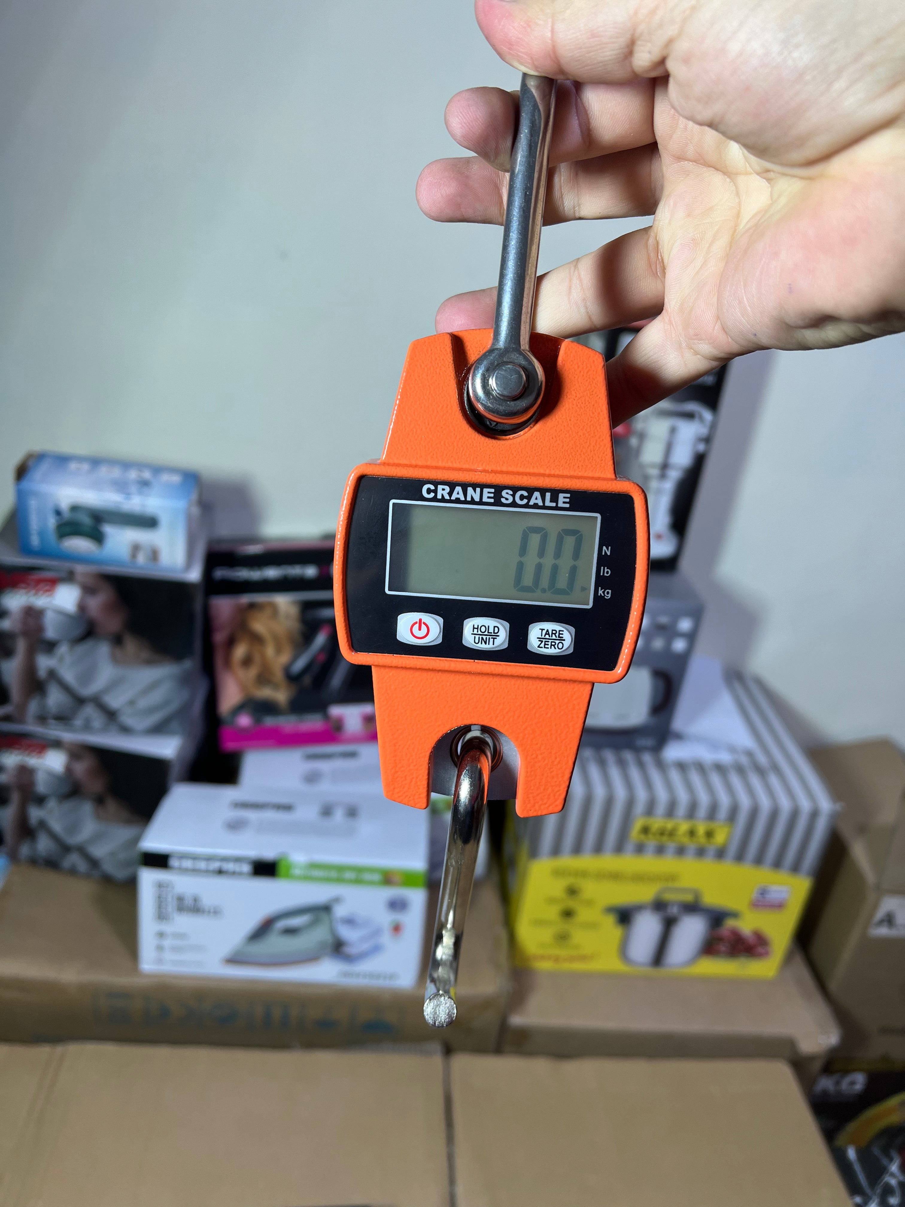 Lot imported mini crane scale