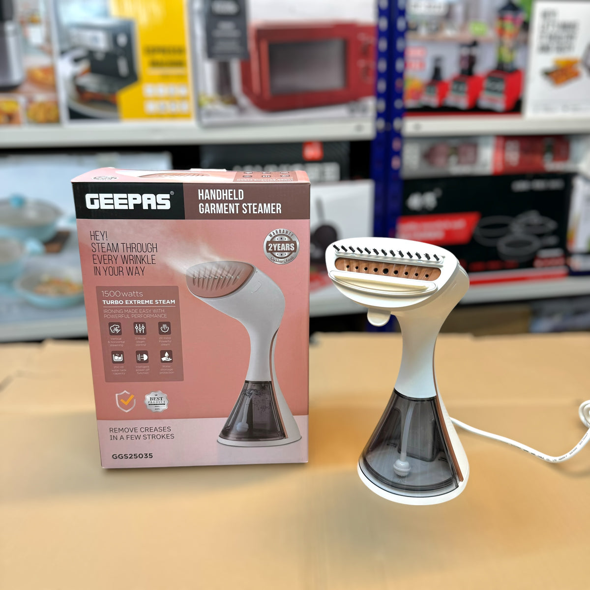 Geepas Handheld Garment Steamer GGS25035