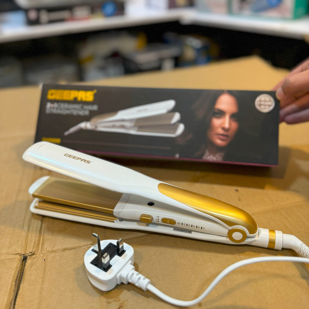 Geepas 2-in-1 Ceramic Hair Straightener GH8688