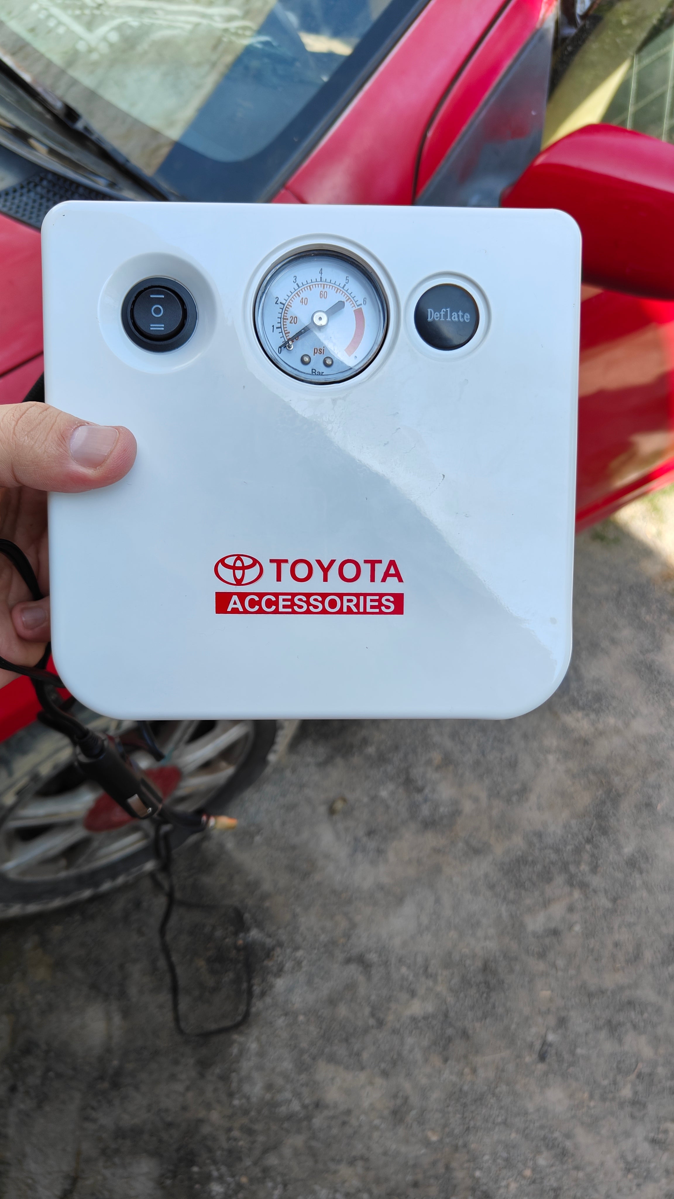 Car air pump & tire inflator Toyota