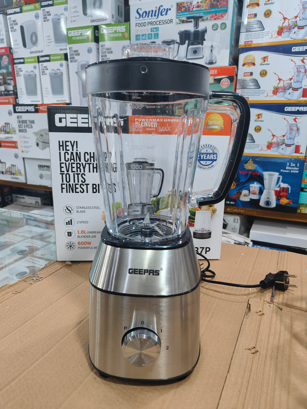 Geepas 3 in 1 unbreakable blender set GSB 44037