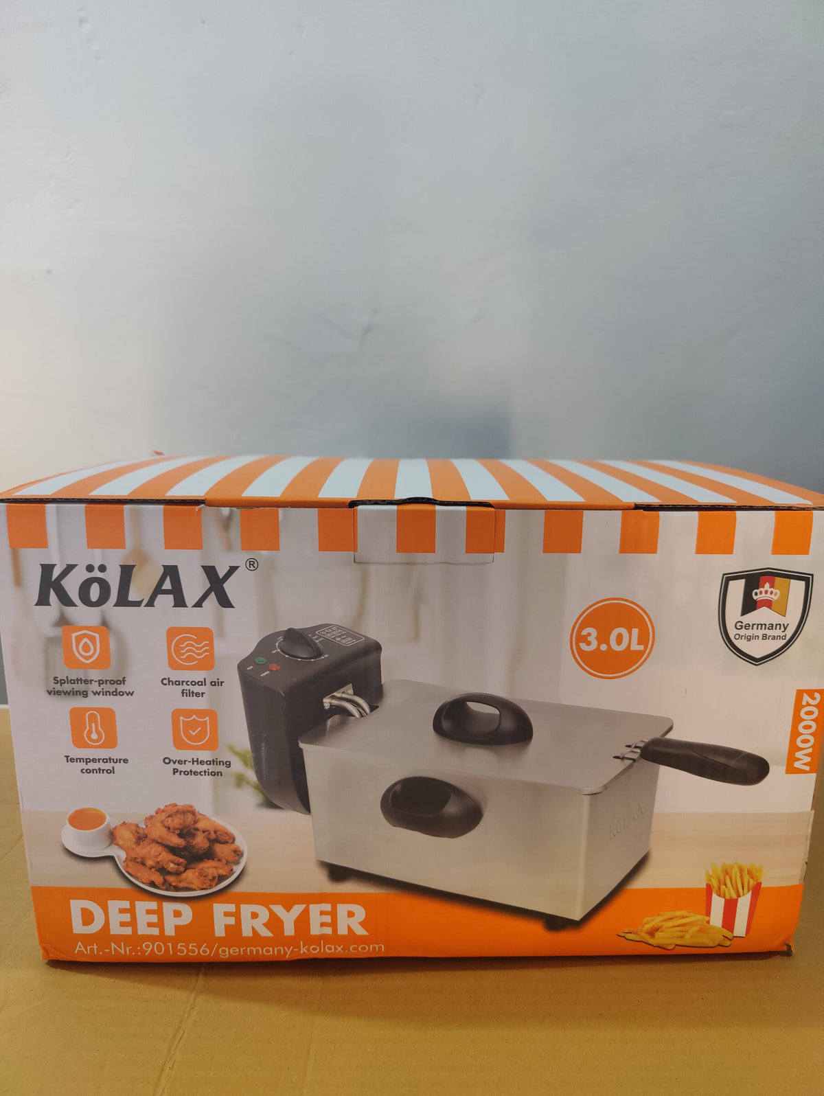 Kolax Germany 3L deep fryer