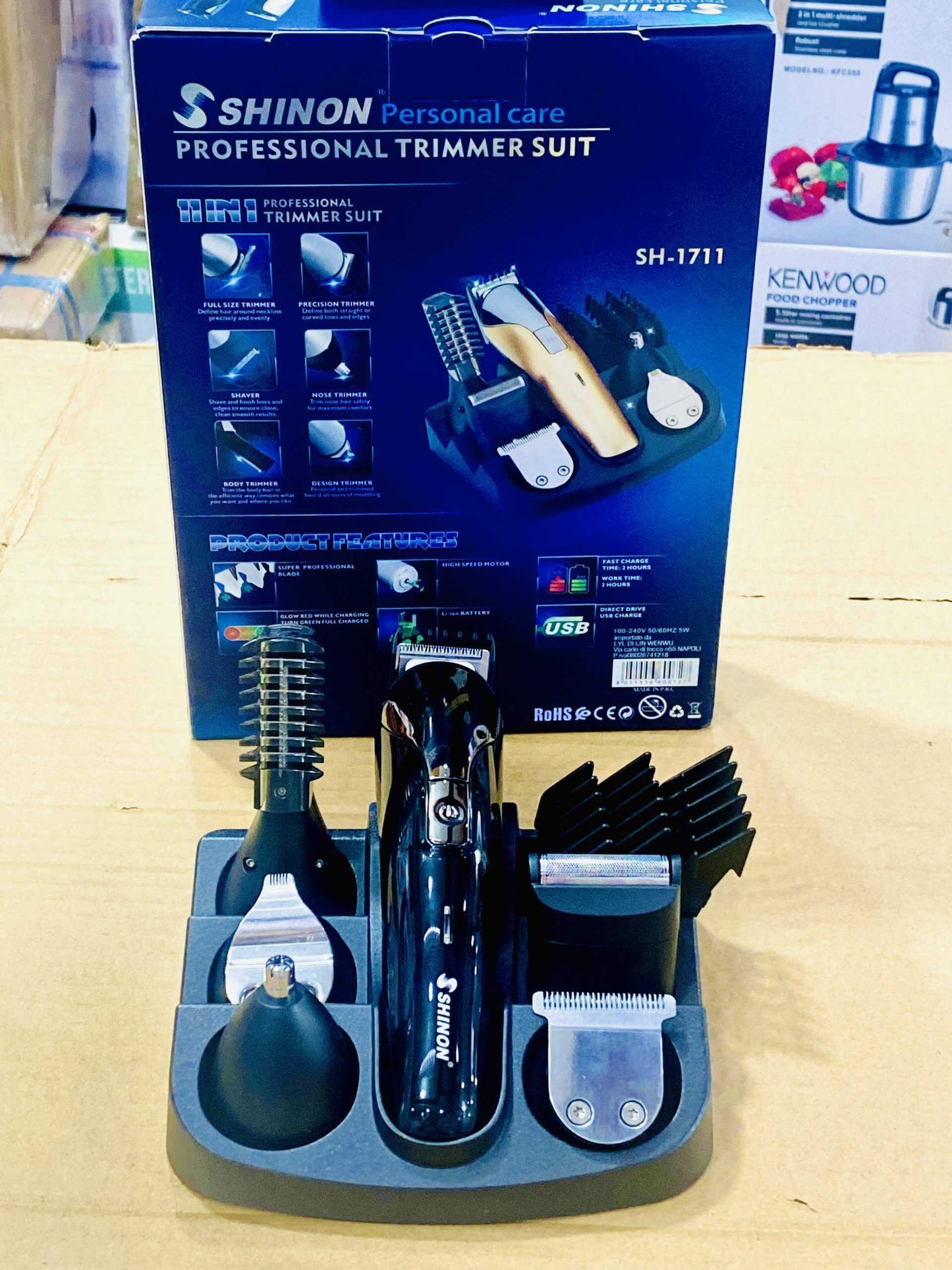 original shinon grooming set with trimmer and shaver – Geepas