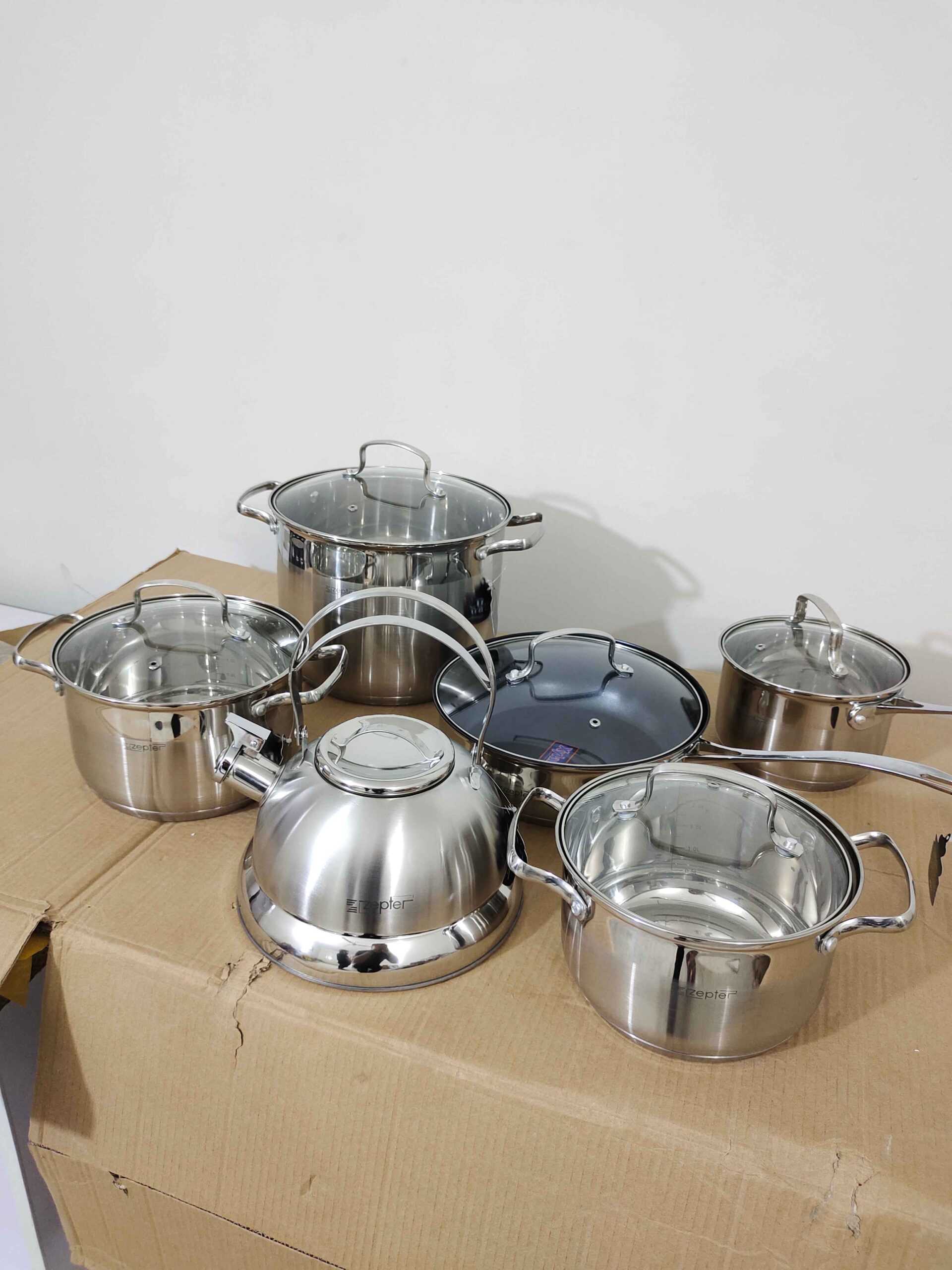 original Germany lot BOSCH 12 piece cookware set