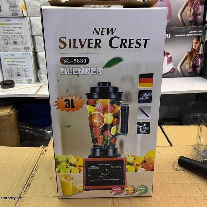 German Lot Imported Silver Crest 3L Blender