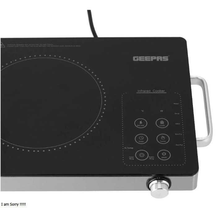 Geepas Digital Infrared Cooker GIC6920 ( hot plate )