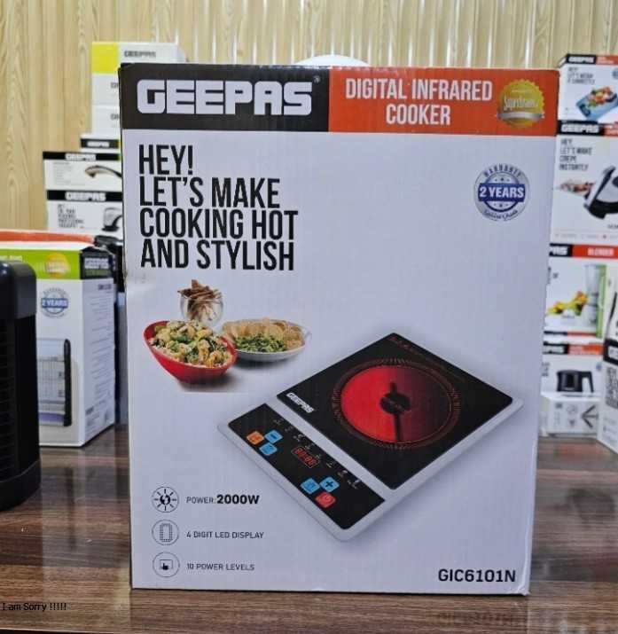 Geepas Digital Infrared Cooker GIC6101N ( hot plate )