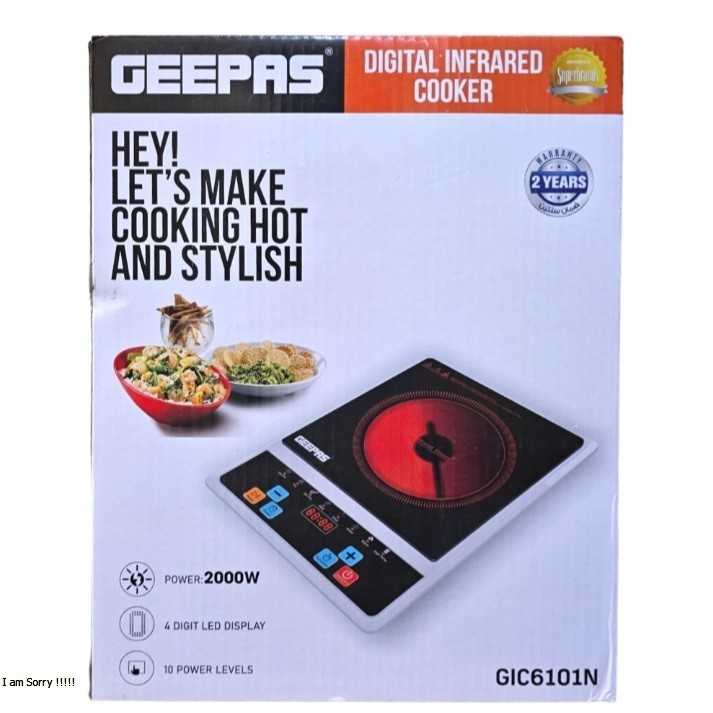 Geepas Digital Infrared Cooker GIC6101N ( hot plate )