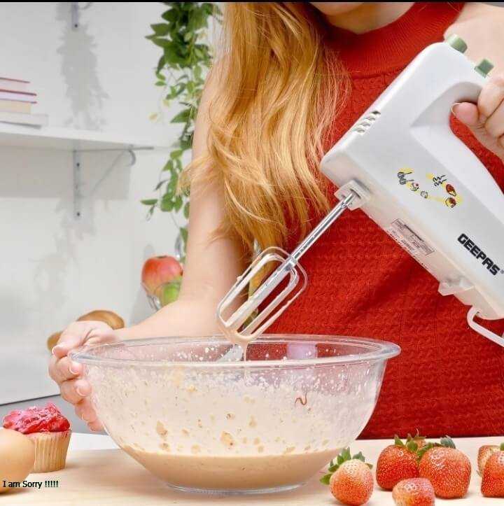 Geepas Hand Mixer GHM2001N (egg beater)