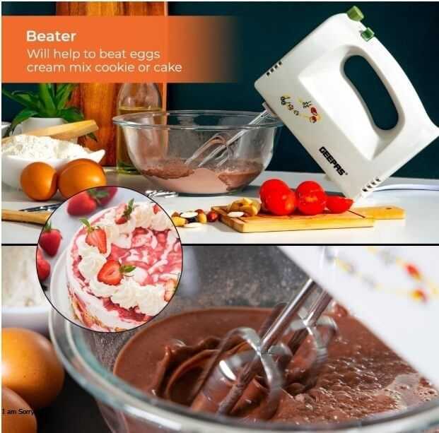 Geepas Hand Mixer GHM2001N (egg beater)