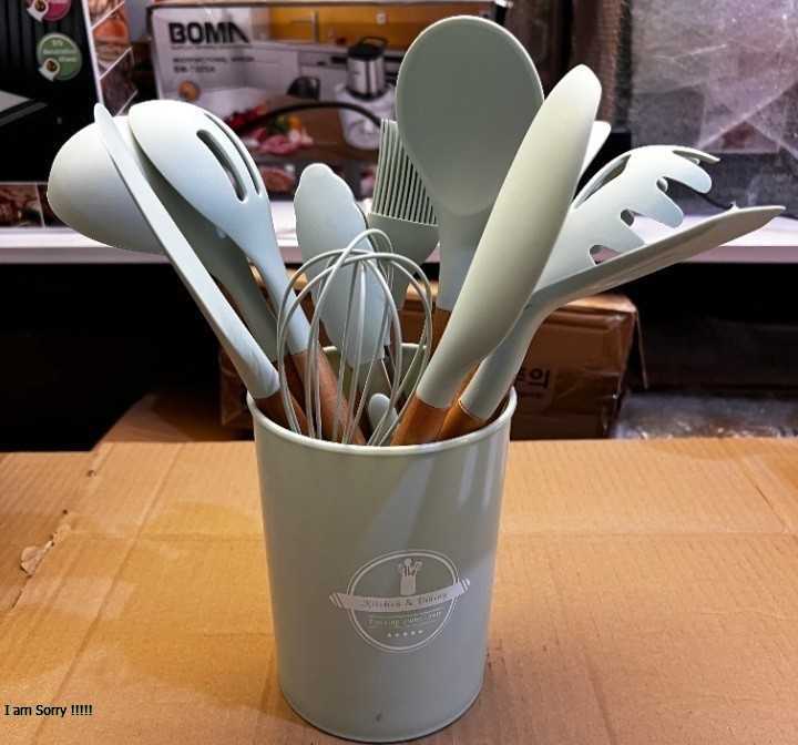 Lot Imported 11-in-1 Kitchen Utensil Set ( silicone spoon set