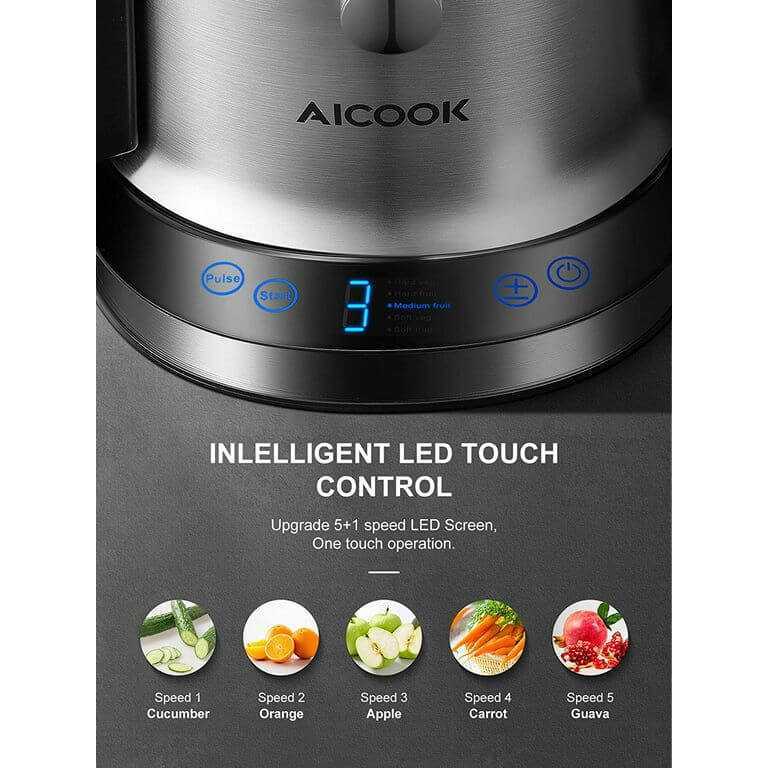 UK Lot Imported AICOOK Digital Centrifugal Juicer