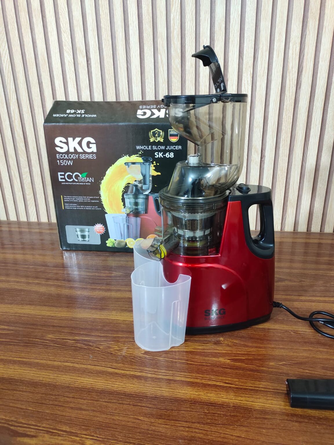 Original Germany Lot SKG High Yield Slow Juicer 150W