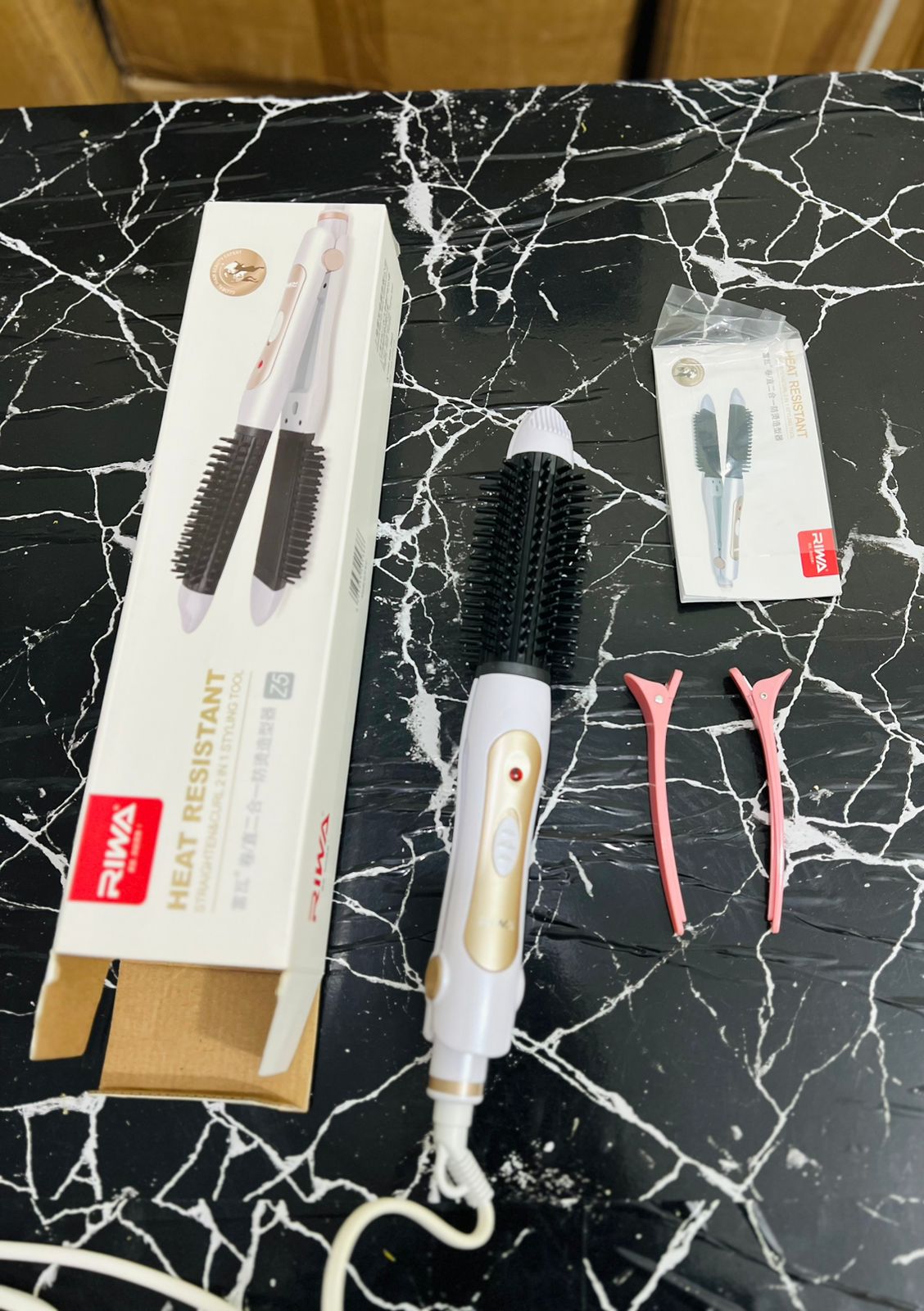 Lot Imported Riwa 2 in 1 Hair Straightener & (Curler)