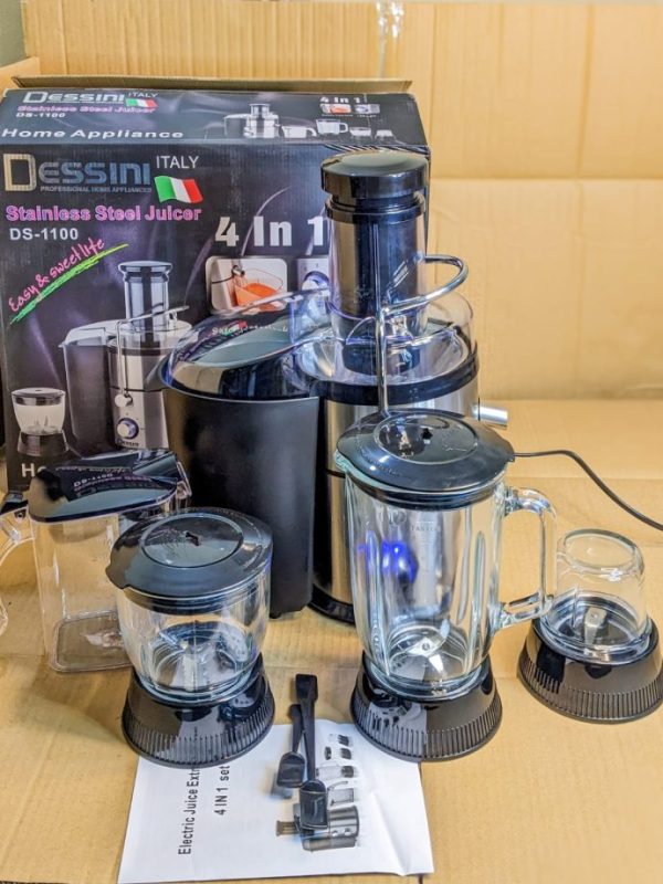 Dessini Italy Lot Stainless Steal juicer & Food Factory (High Quality)