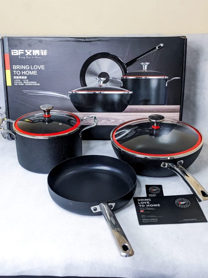 IBF cookware Set High Quality Non Stick (Sweden Lot)