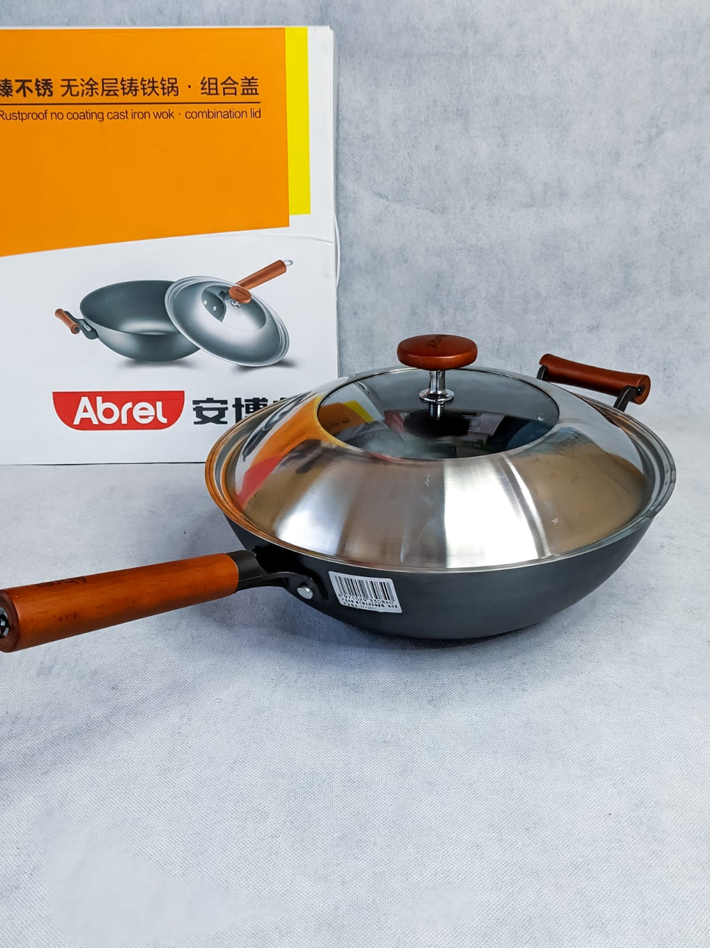 Lot Imported Rustproof no coating cast  Premium Iron Wok (High Quality)