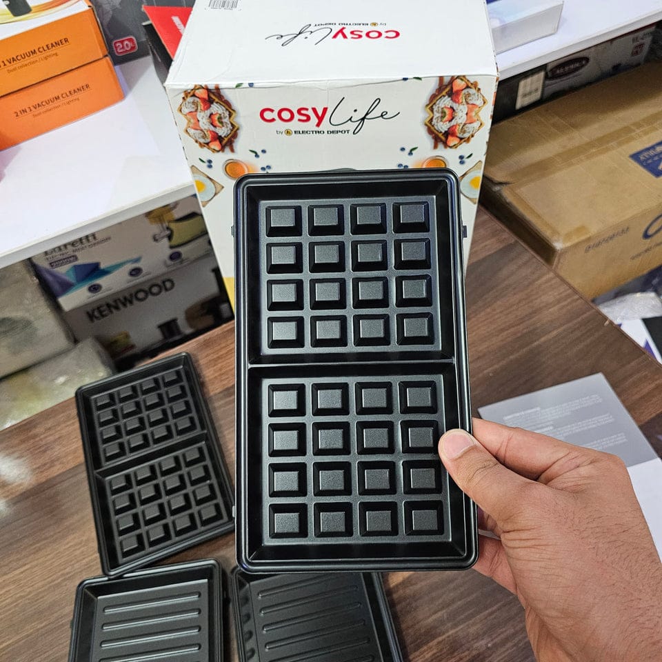 Cosylife 3-in-1 Sandwich Grill and Waffle maker