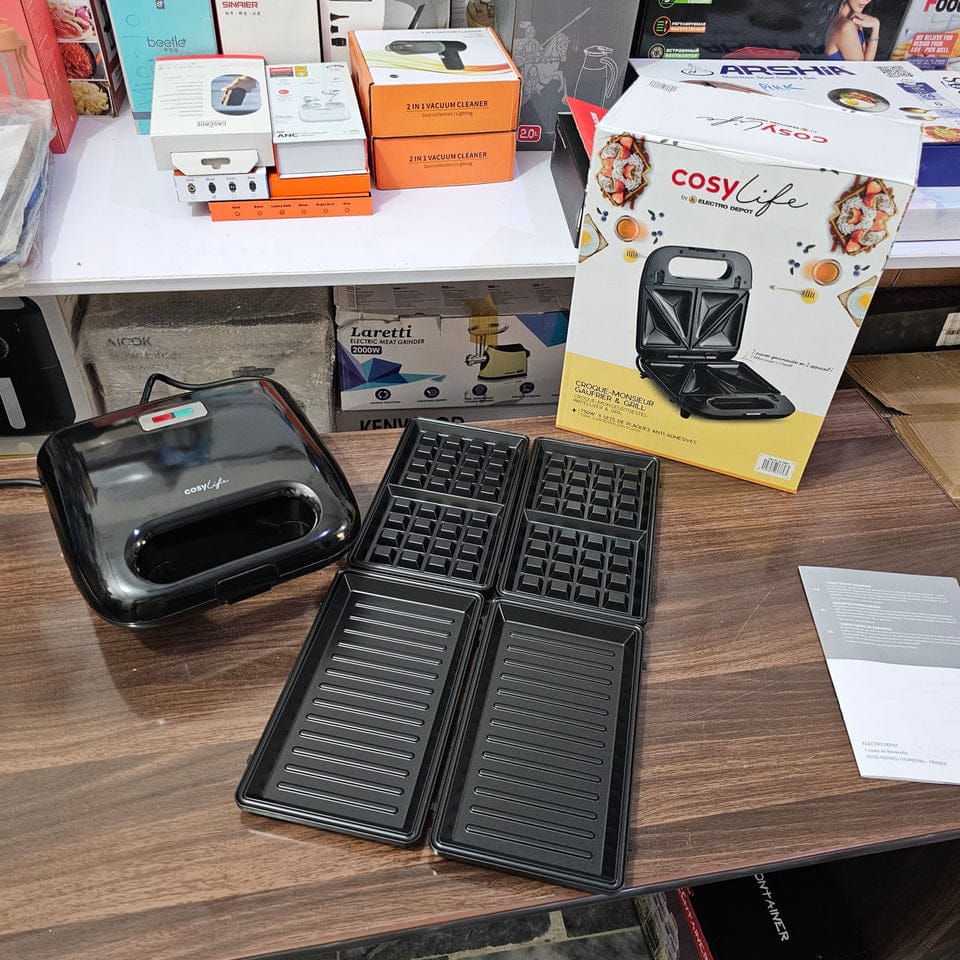 Cosylife 3-in-1 Sandwich Grill and Waffle maker