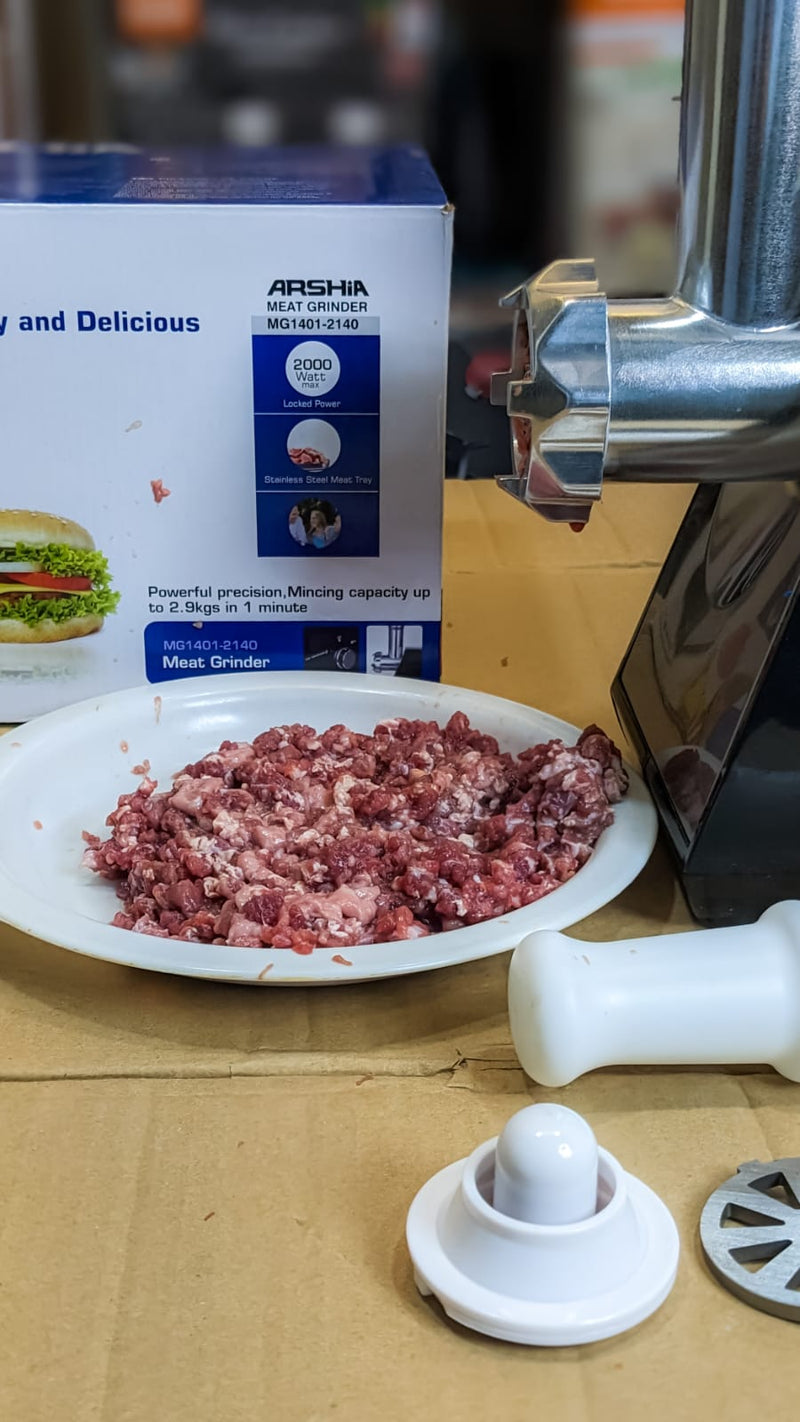 Germany Arshia Meat Mincer and grinder High Quality MG1401 (commercial)