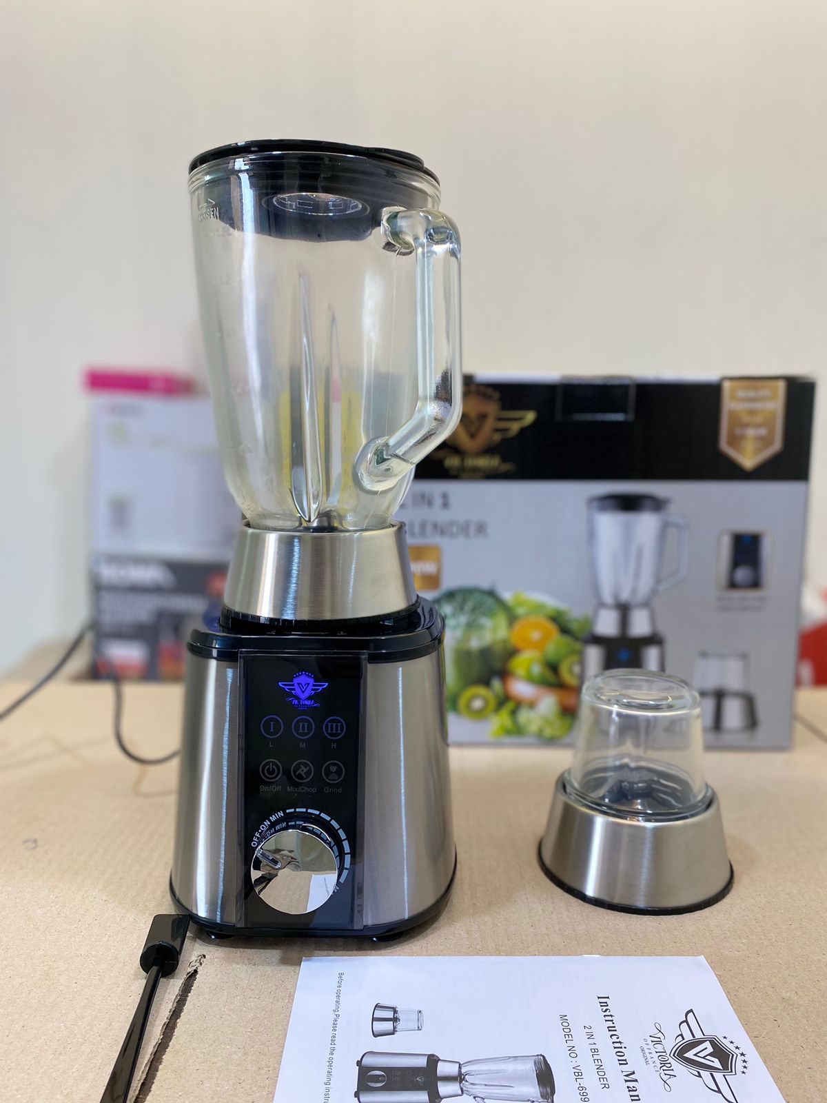 France lot Victoria 2 in 1 blender 800 watt