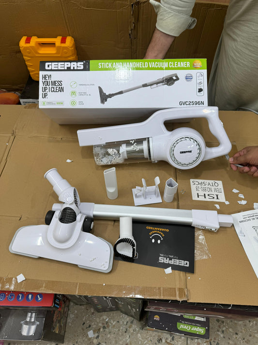 Geepas Stick & Handheld Vacuum Cleaner 2596 ( 2 year warranty)