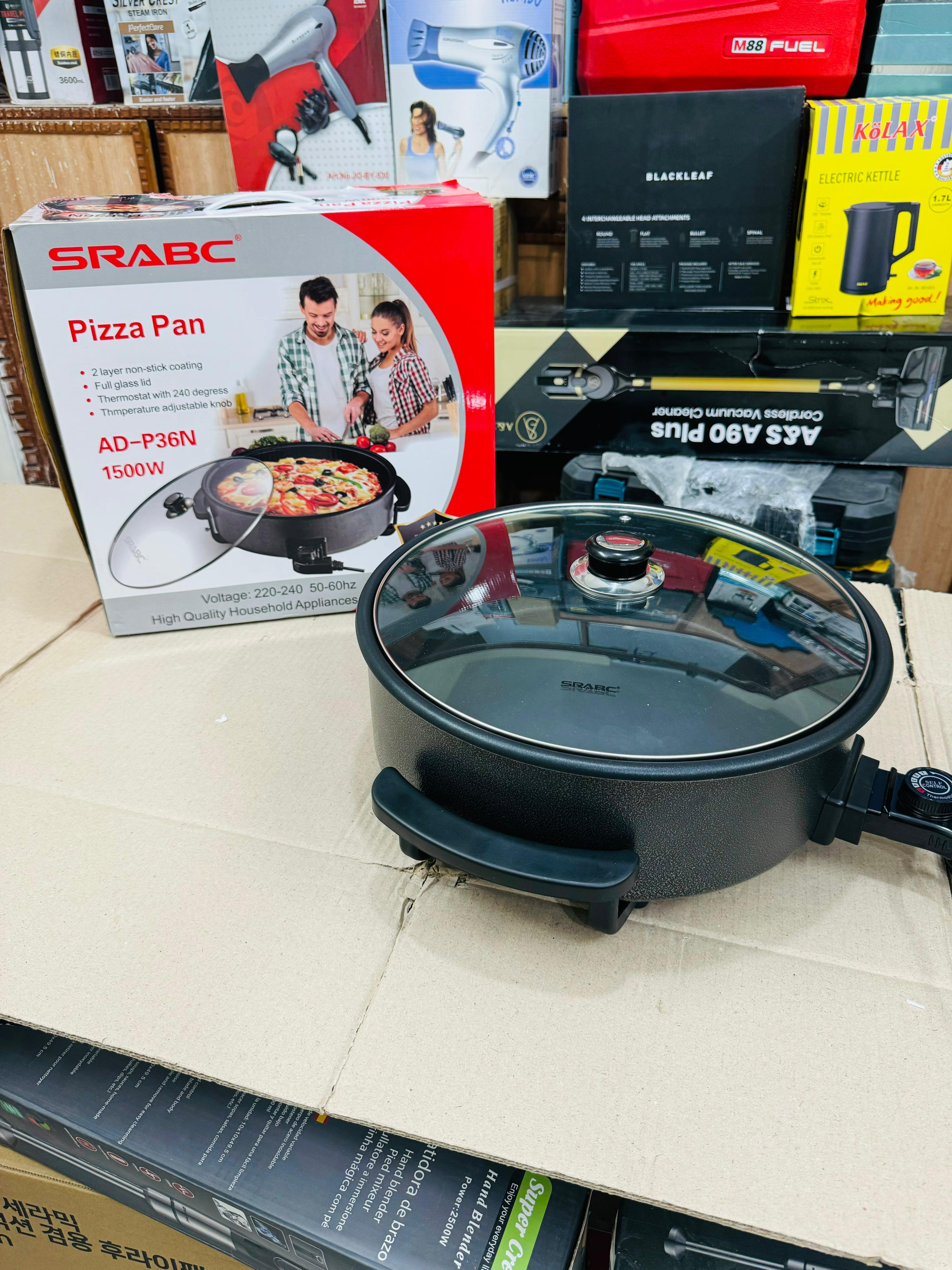 SRABC Non Stick Electric Multipurpose Cooker  Pizza PAN