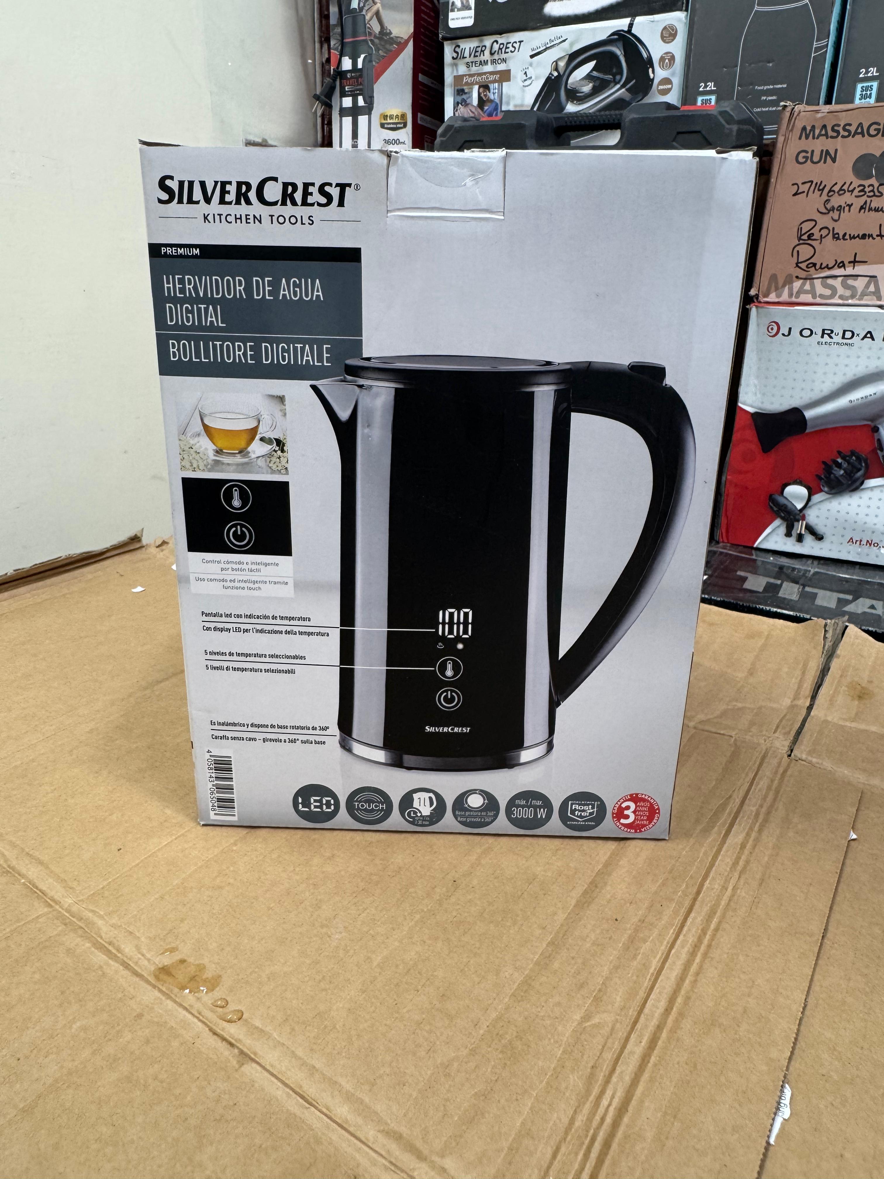 Silver Crest Premium Digital Kettle 1.7L