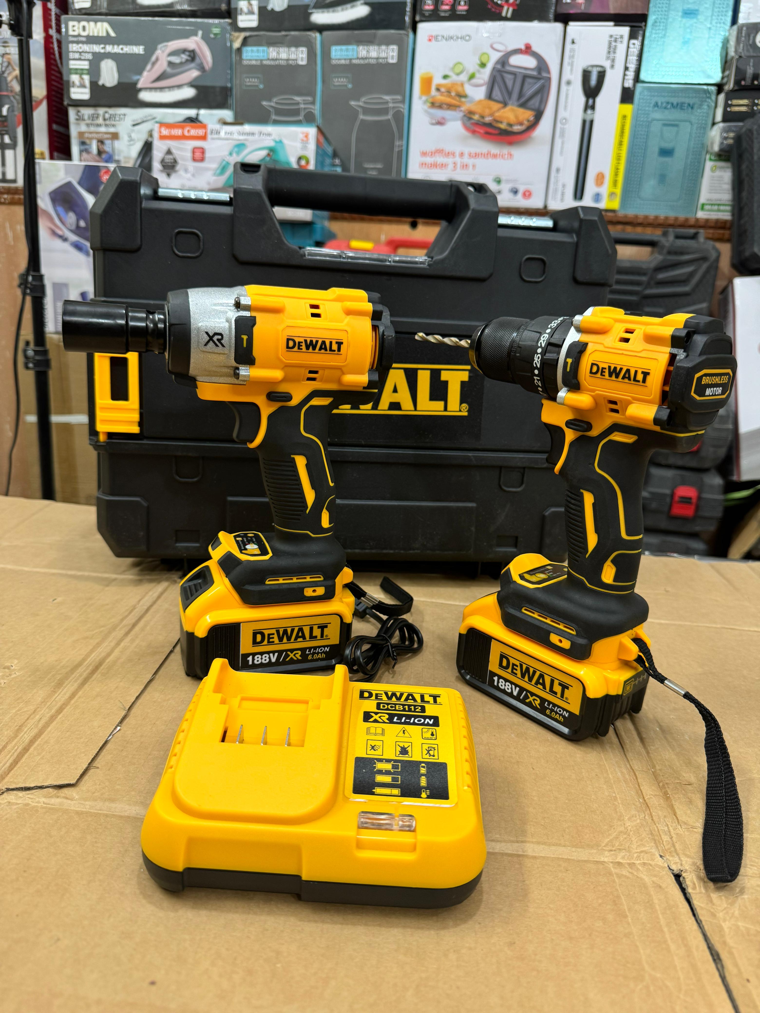 Dewalt 2 in 1 drill & impact wincher