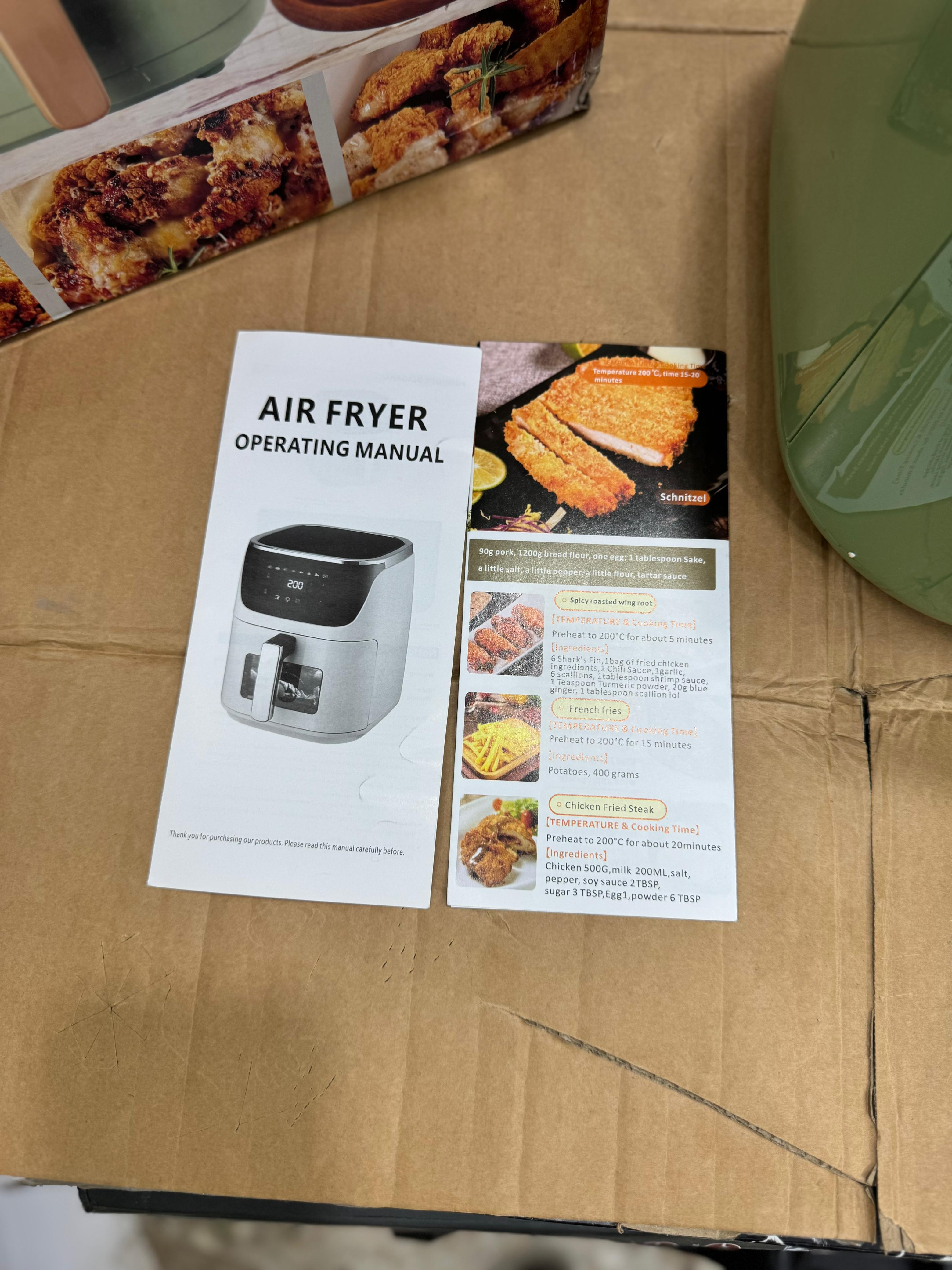 silver crest Germany digital air fryer