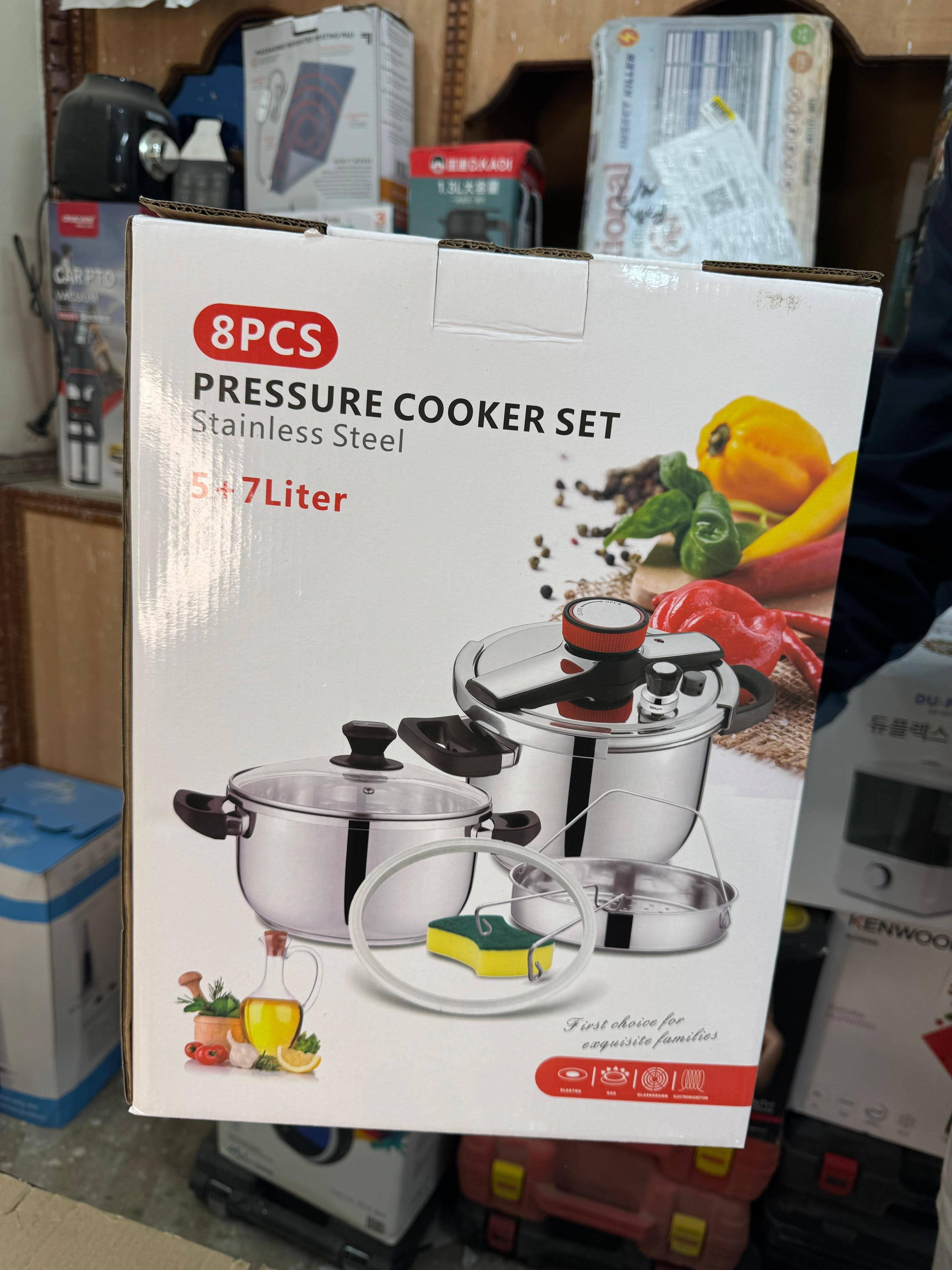 lot imported AUTOMATIC PRESSURE COOKER 7 & 5 litter