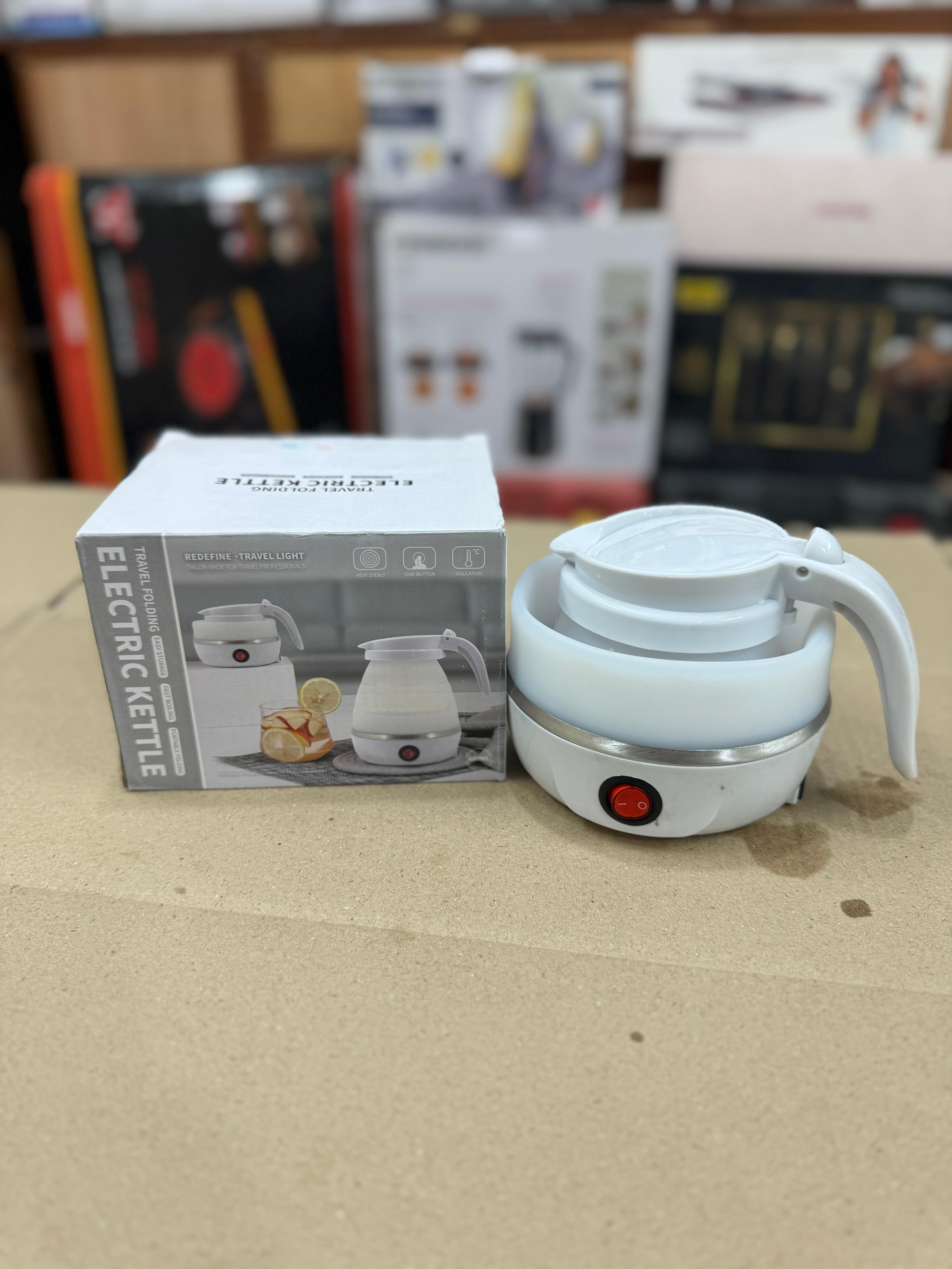 portable electric foldable travel kettle