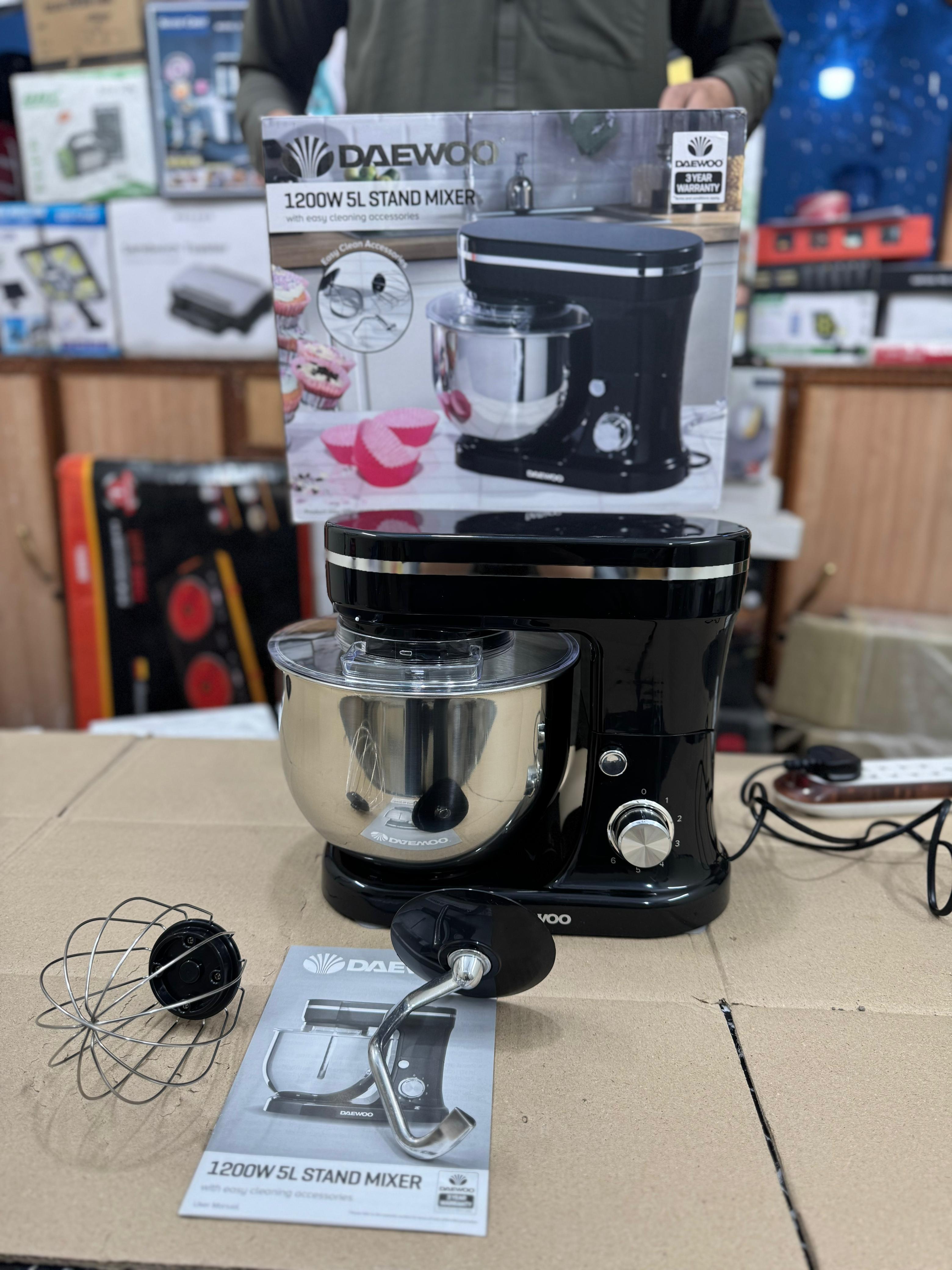 UK lot DAEWOO 5l stand mixer 1200watt