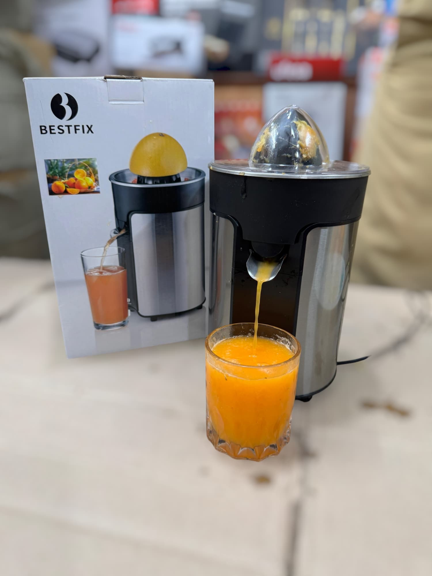 BESTFIX stainless still citrus juicer